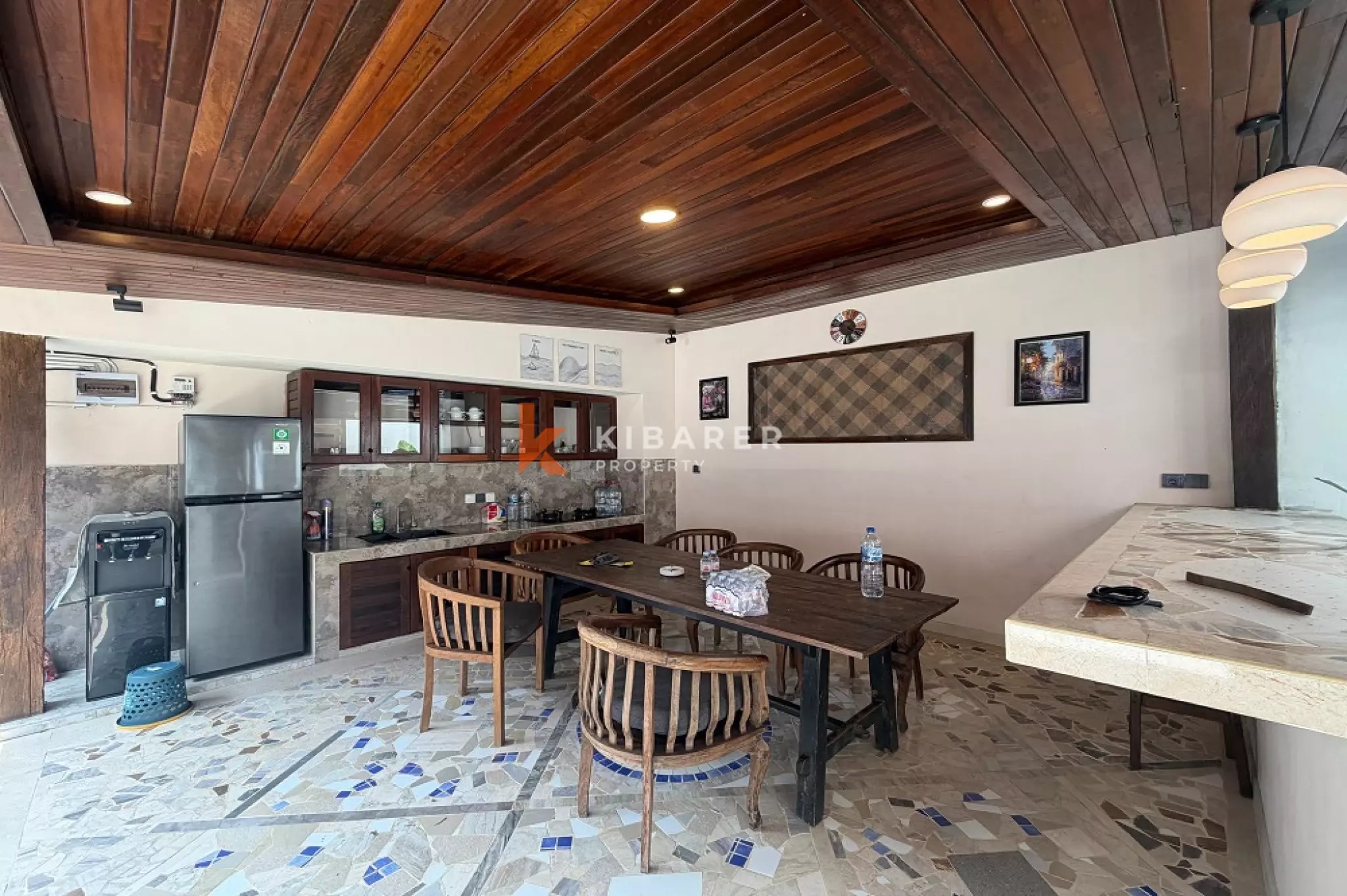 Minimalist Woody Two-Bedrooms Villa in Tanah Lot