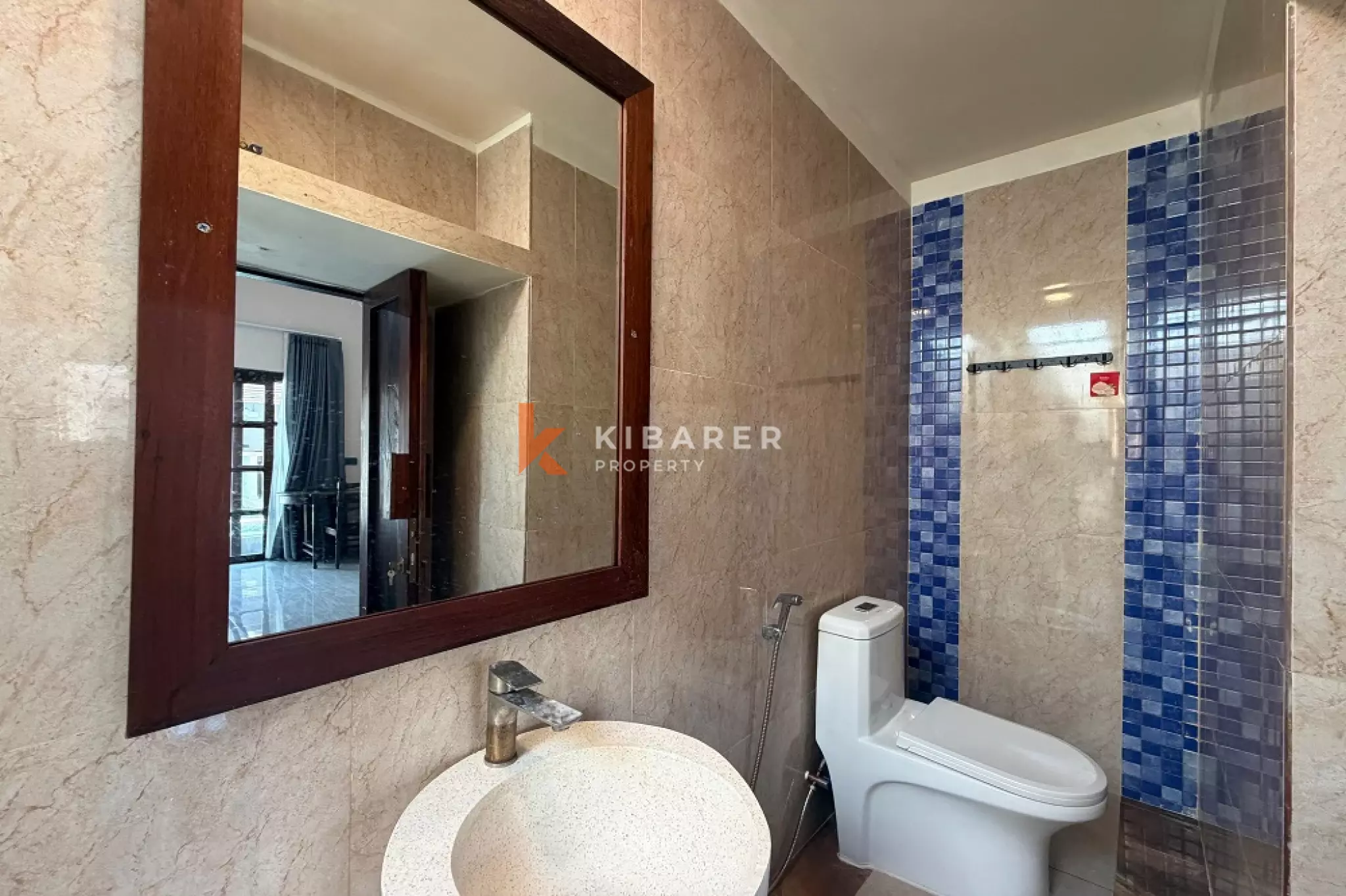 Minimalist Woody Two-Bedrooms Villa in Tanah Lot