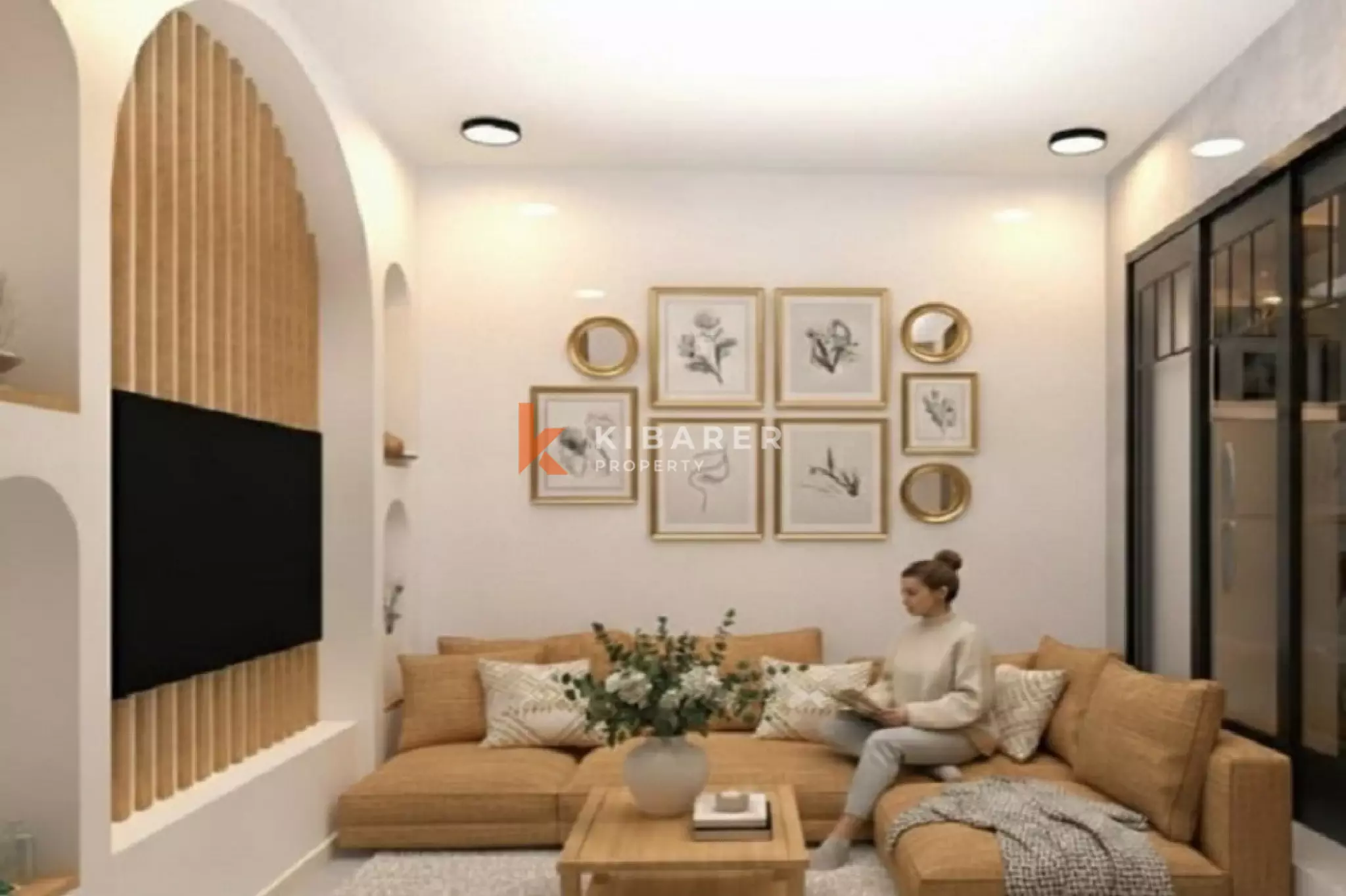 Sunken Living Two-Bedrooms Villa in Seminyak (AVAILABLE MAY 2026, MIN. 2 YEARS RENT)