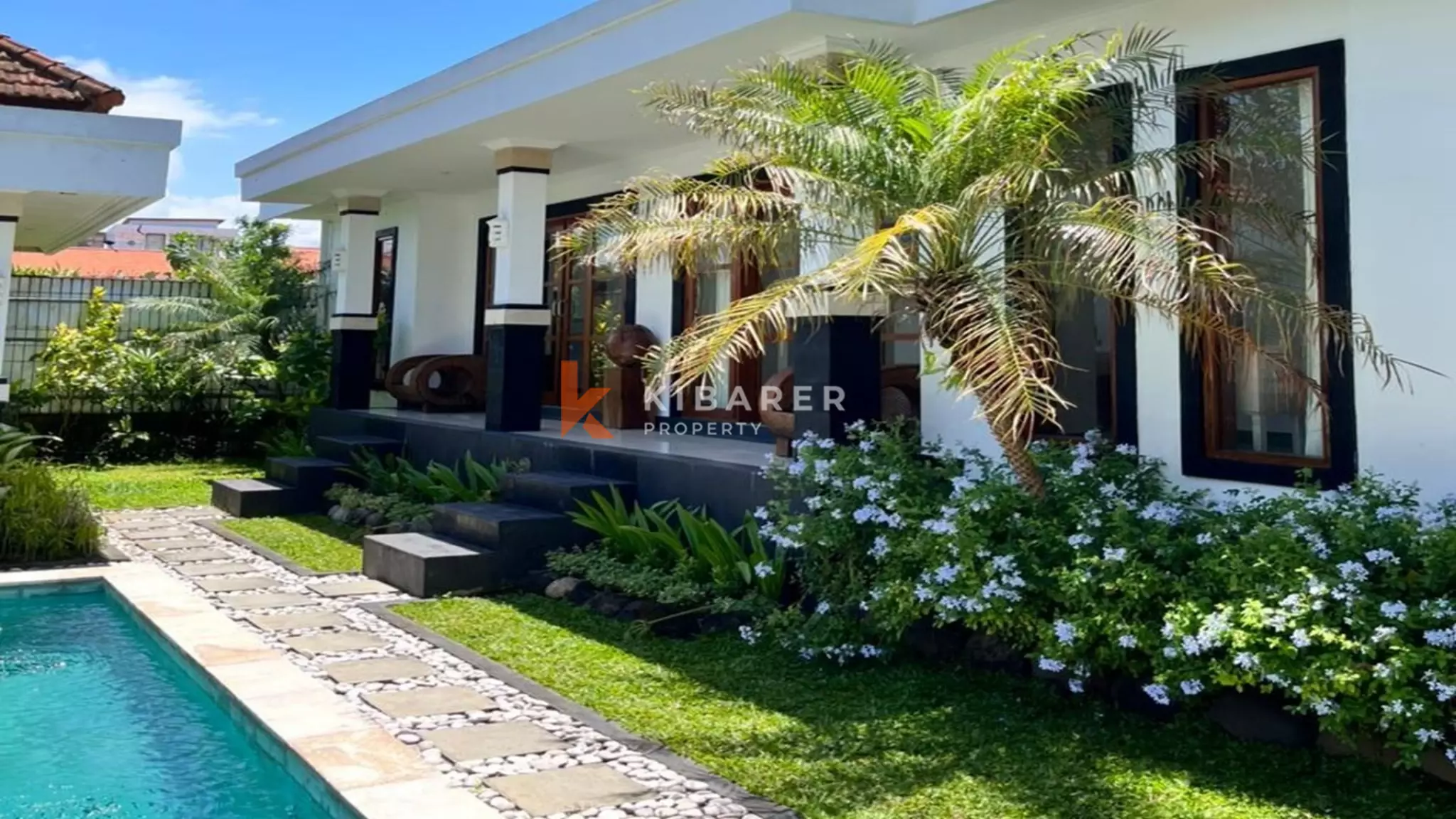 Charmante villa de trois chambres au design tropical à Umalas