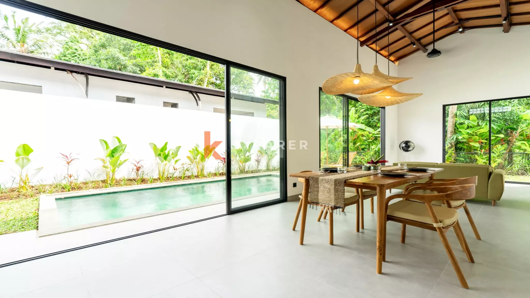 Modern Tropical Two-Bedroom Pool Villa in Charming Ubud Pejeng