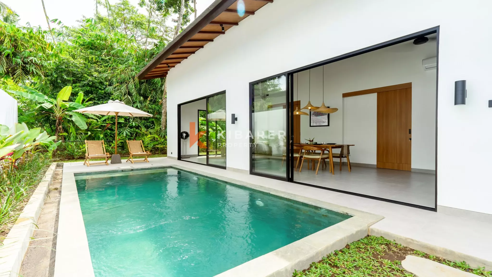 Modern Tropical Two-Bedroom Pool Villa in Charming Ubud Pejeng