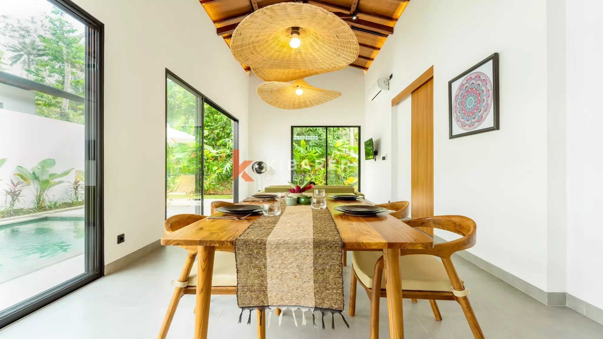 Modern Tropical Two-Bedroom Pool Villa in Charming Ubud Pejeng