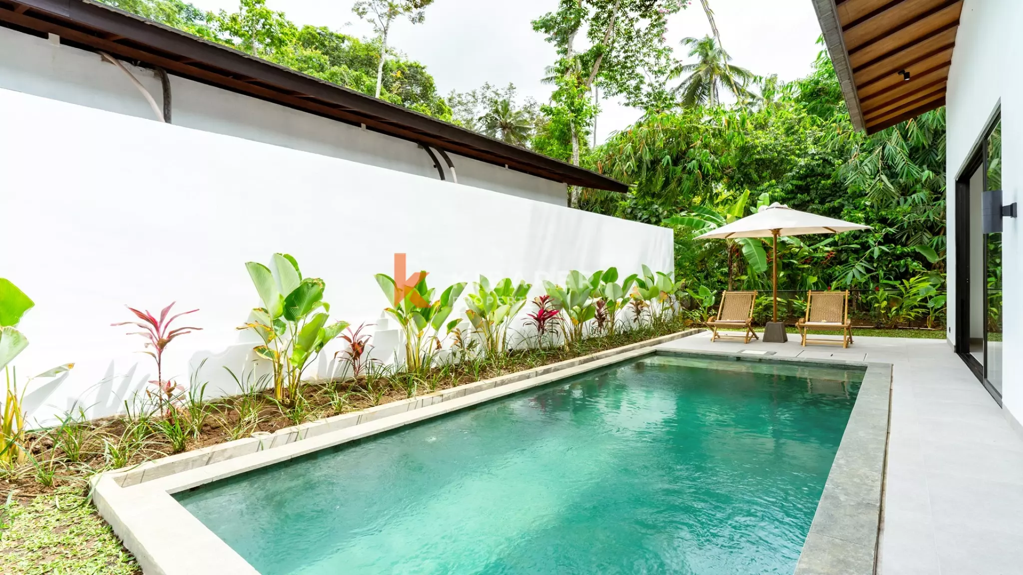 Modern Tropical Two-Bedroom Pool Villa in Charming Ubud Pejeng