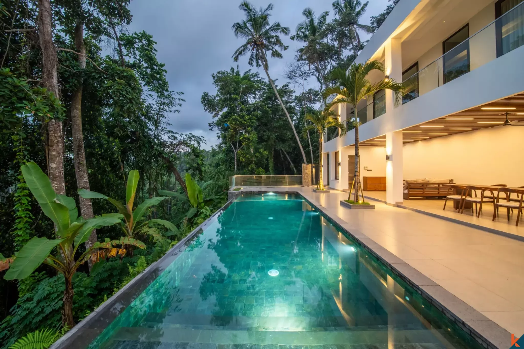 Modern Four Bedroom Jungle Villa for Lease in Ubud - Pejeng