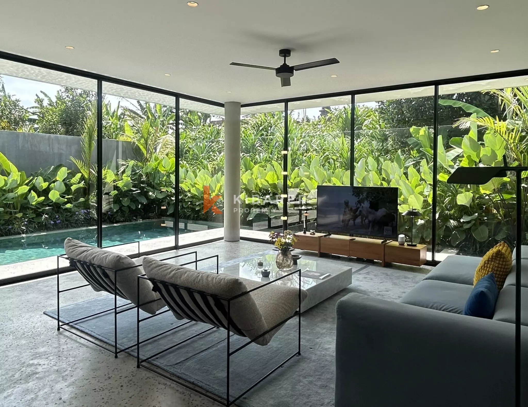 Contemporary Two Bedroom Mid-Century Haven in Vibrant Canggu