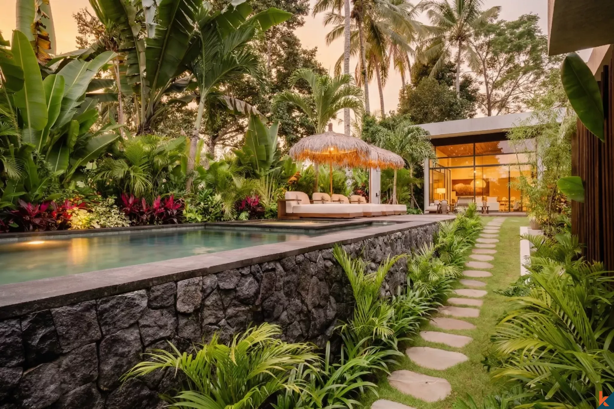 High quality modern new three bedroom real estate for sale in Ubud - Tegalalang