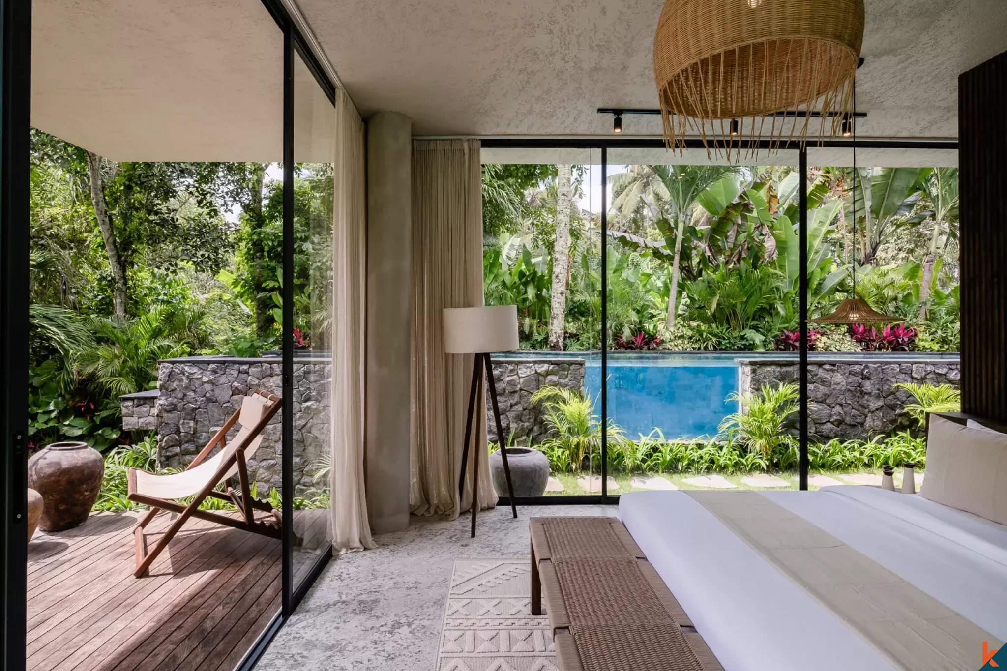 High quality modern new three bedroom real estate for sale in Ubud - Tegalalang