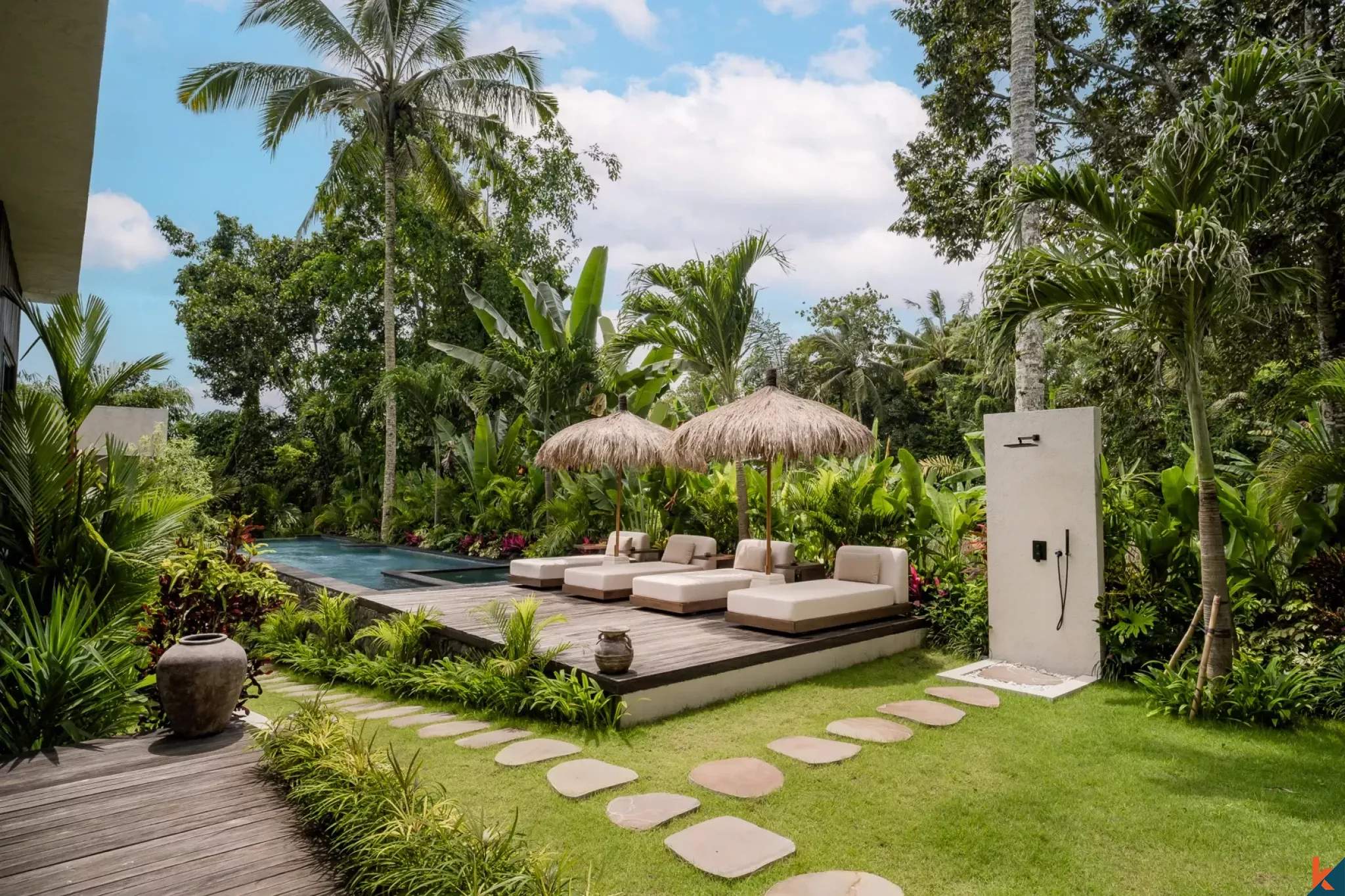 High quality modern new three bedroom real estate for sale in Ubud - Tegalalang