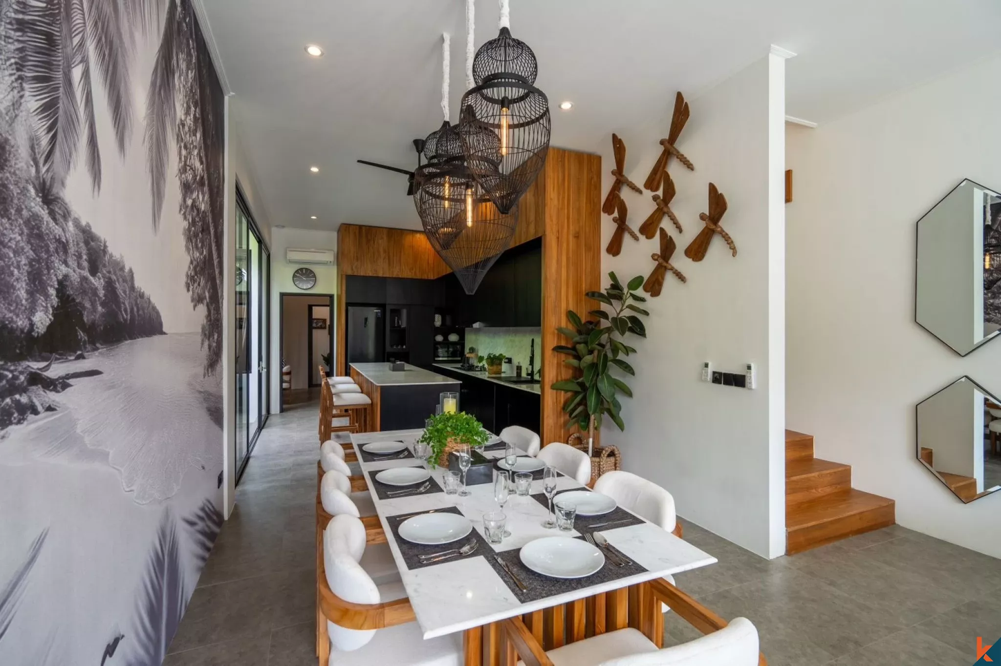 Oasis Vila Tropis Modern 3 Kamar Tidur di Tumbak Bayuh