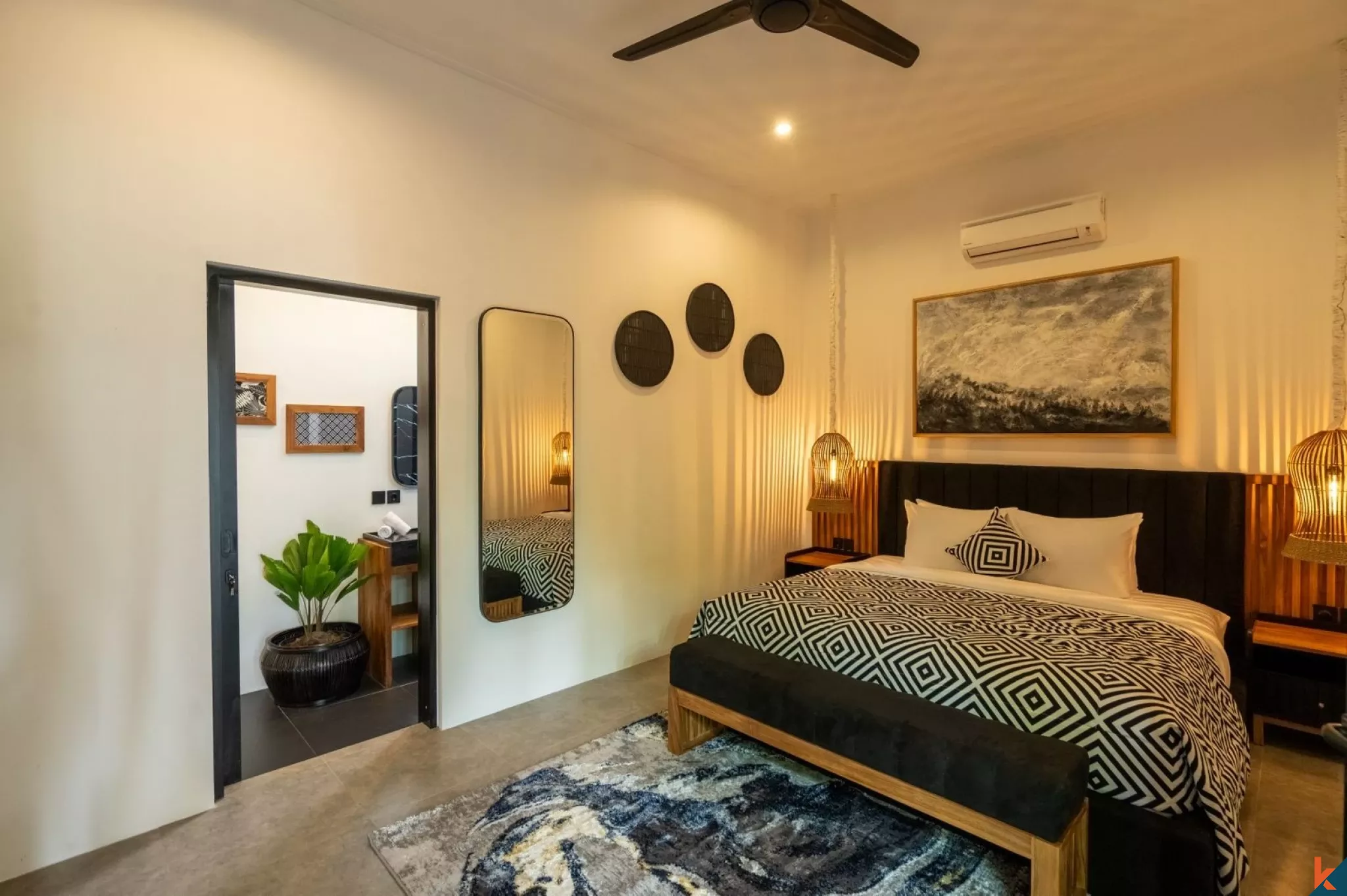 Oasis Vila Tropis Modern 3 Kamar Tidur di Tumbak Bayuh