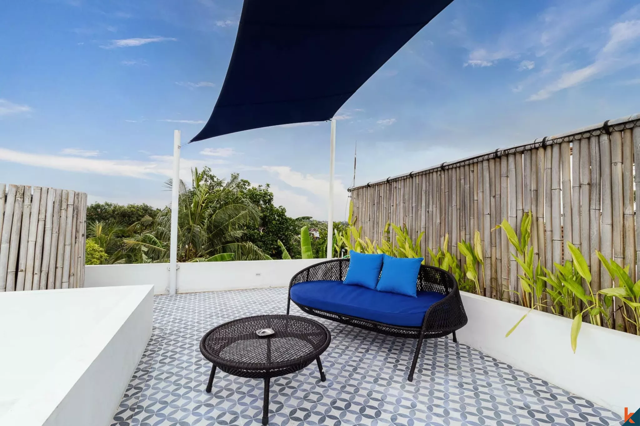 Vila 1 Kamar Tidur dengan Kolam Renang Pribadi di Pererenan yang Tenang