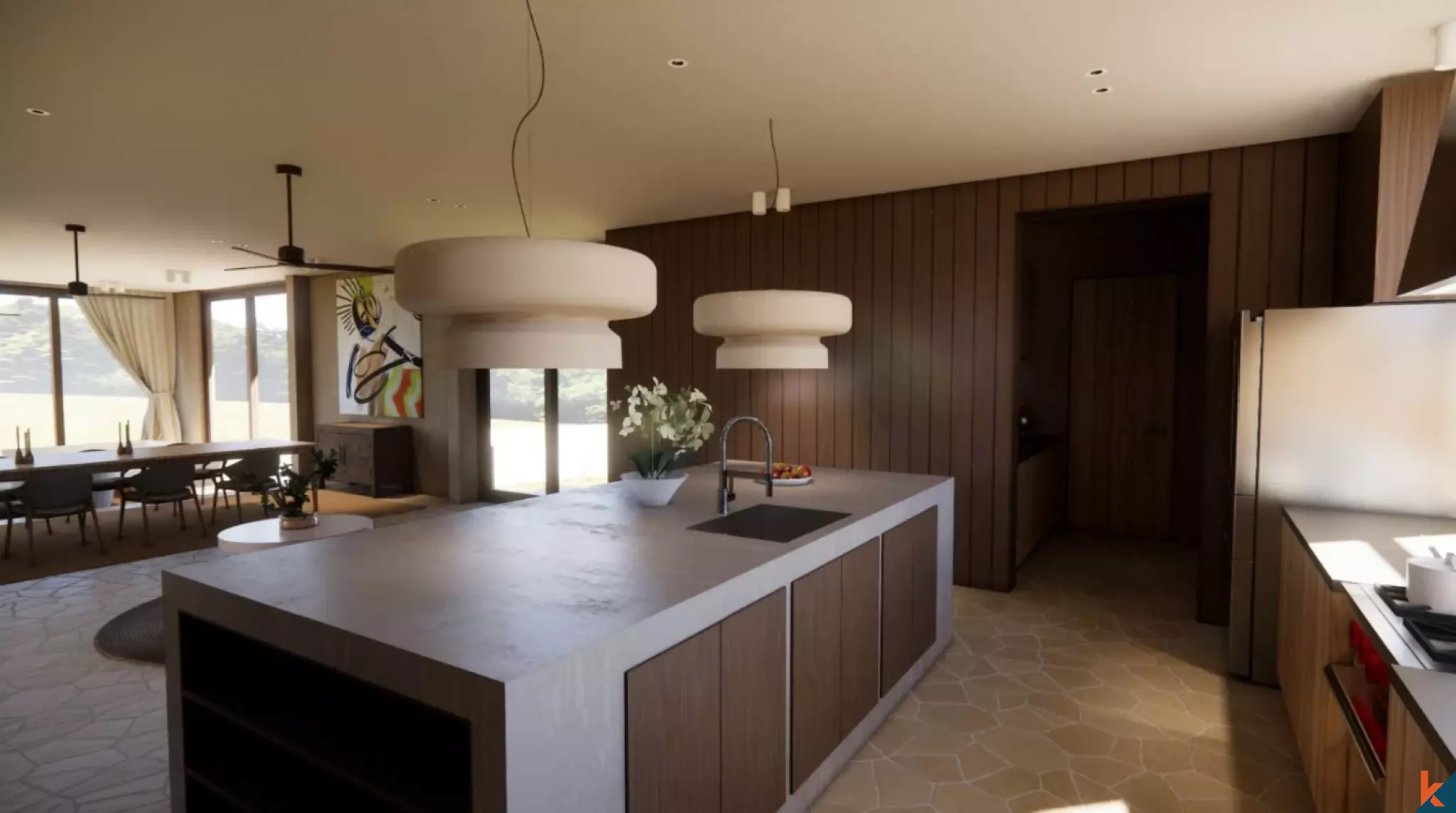 Terrain spacieux à louer avec projet disponible à Umalas