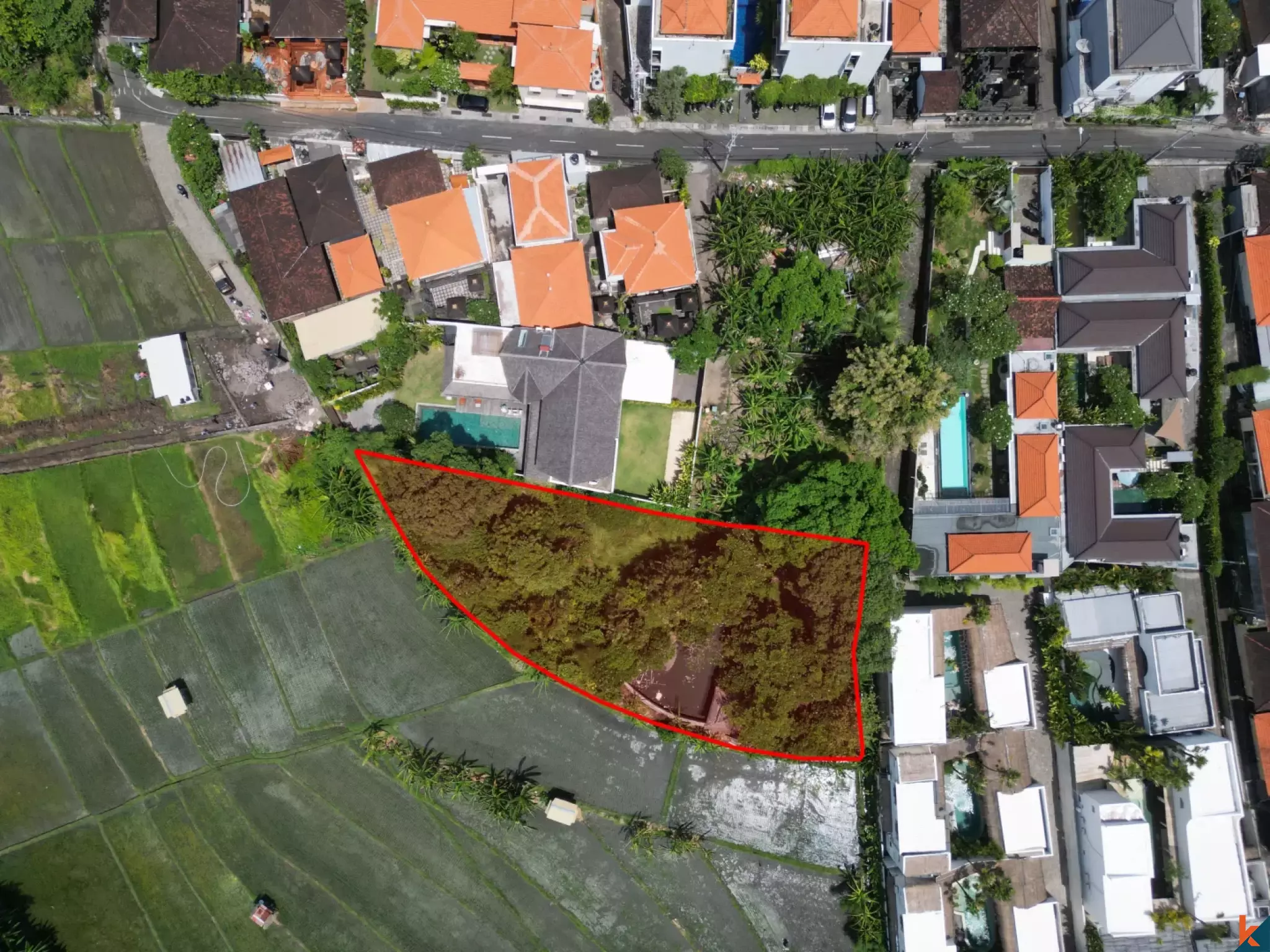 Terrain spacieux à louer avec projet disponible à Umalas