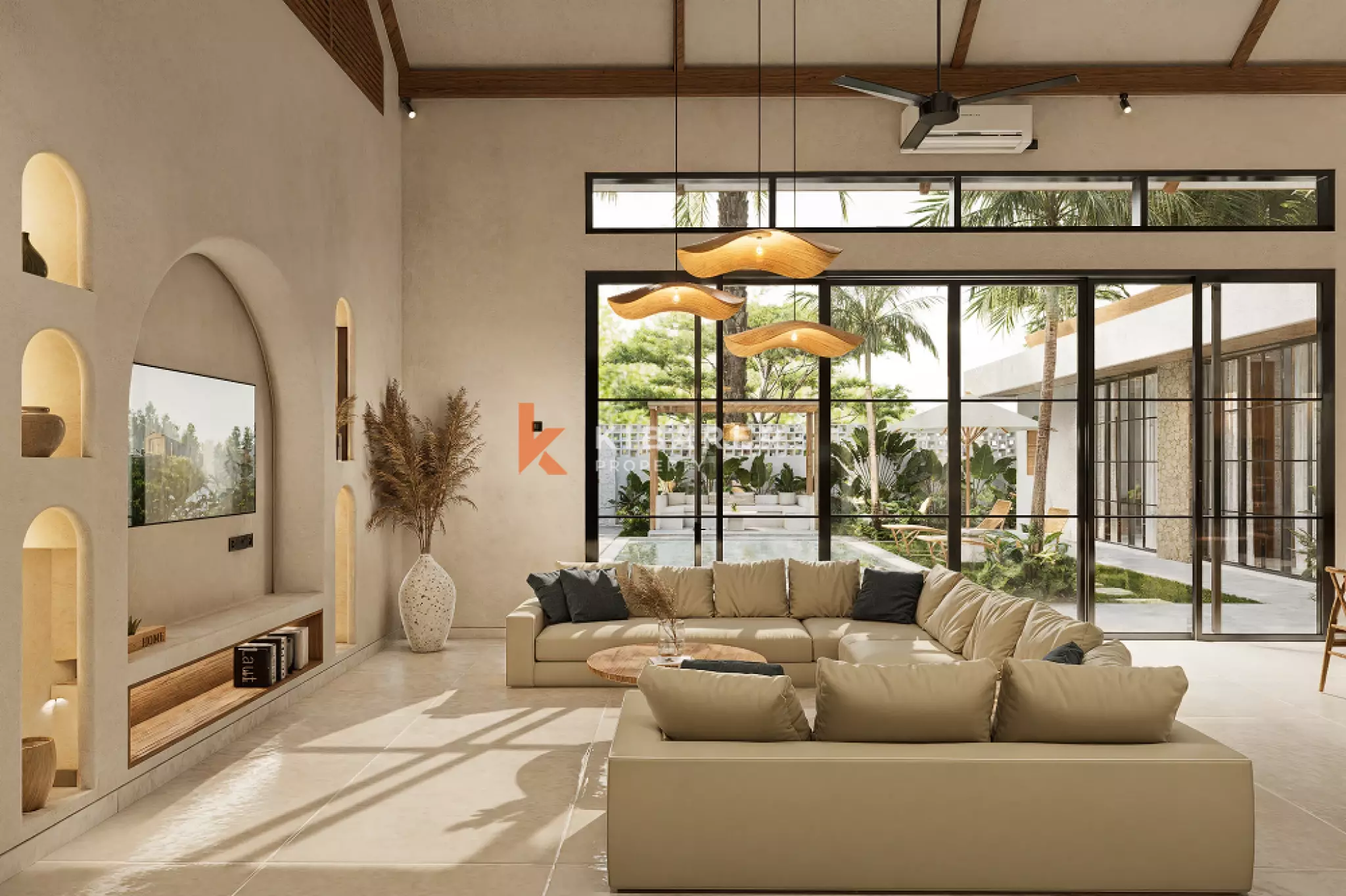 Grand Premium Four-Bedrooms Enclosed Villa in Canggu