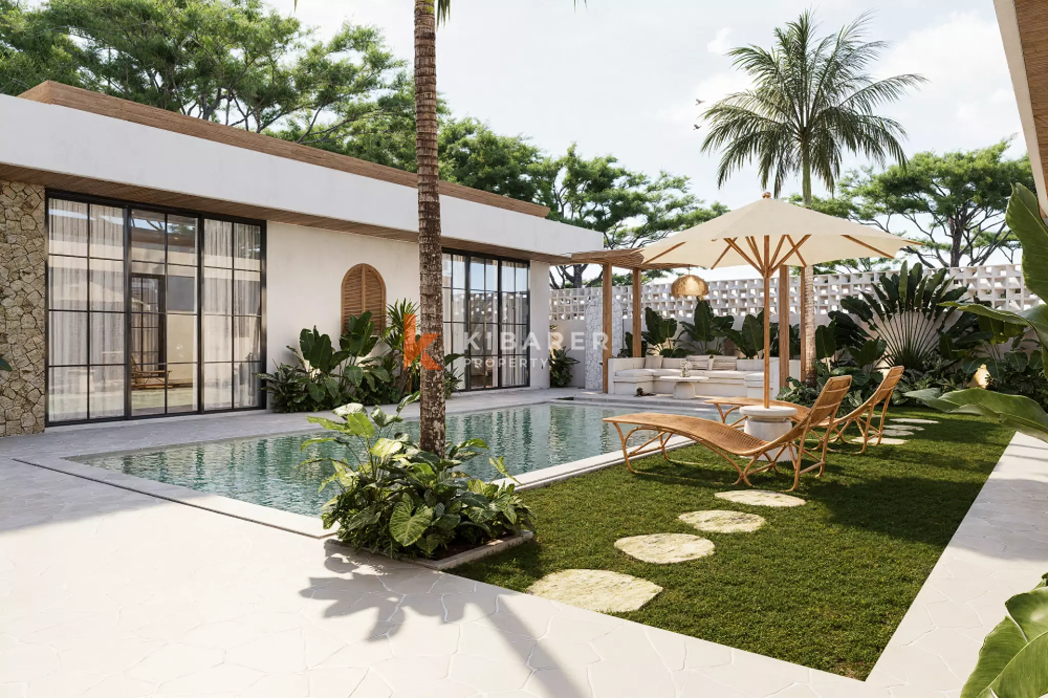 Grand Premium Four-Bedrooms Enclosed Villa in Canggu