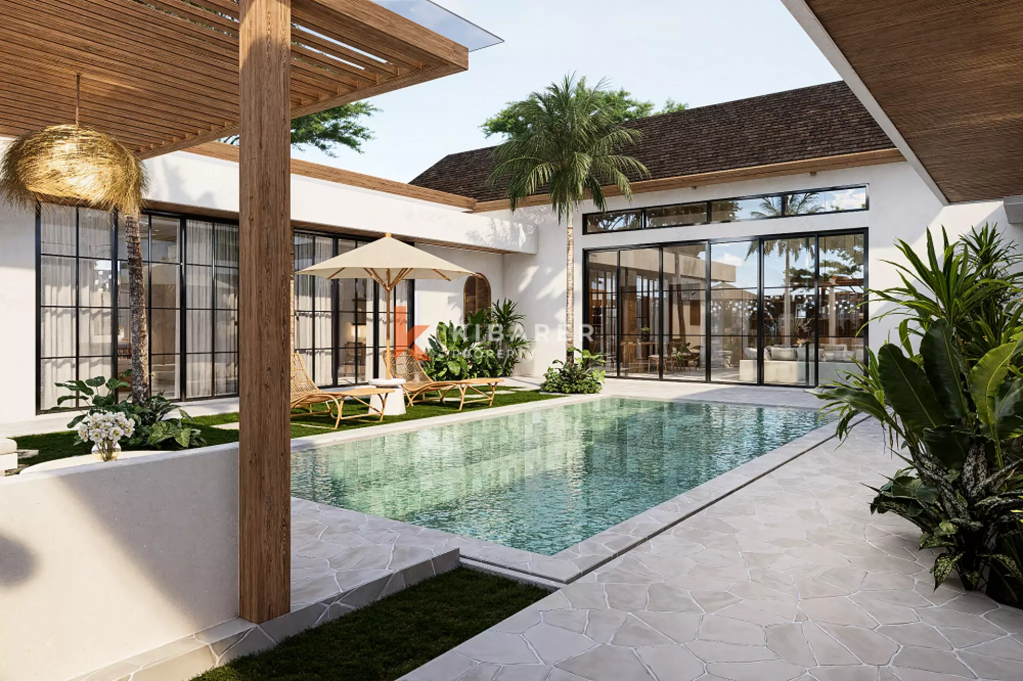 Grand Premium Four-Bedrooms Enclosed Villa in Canggu