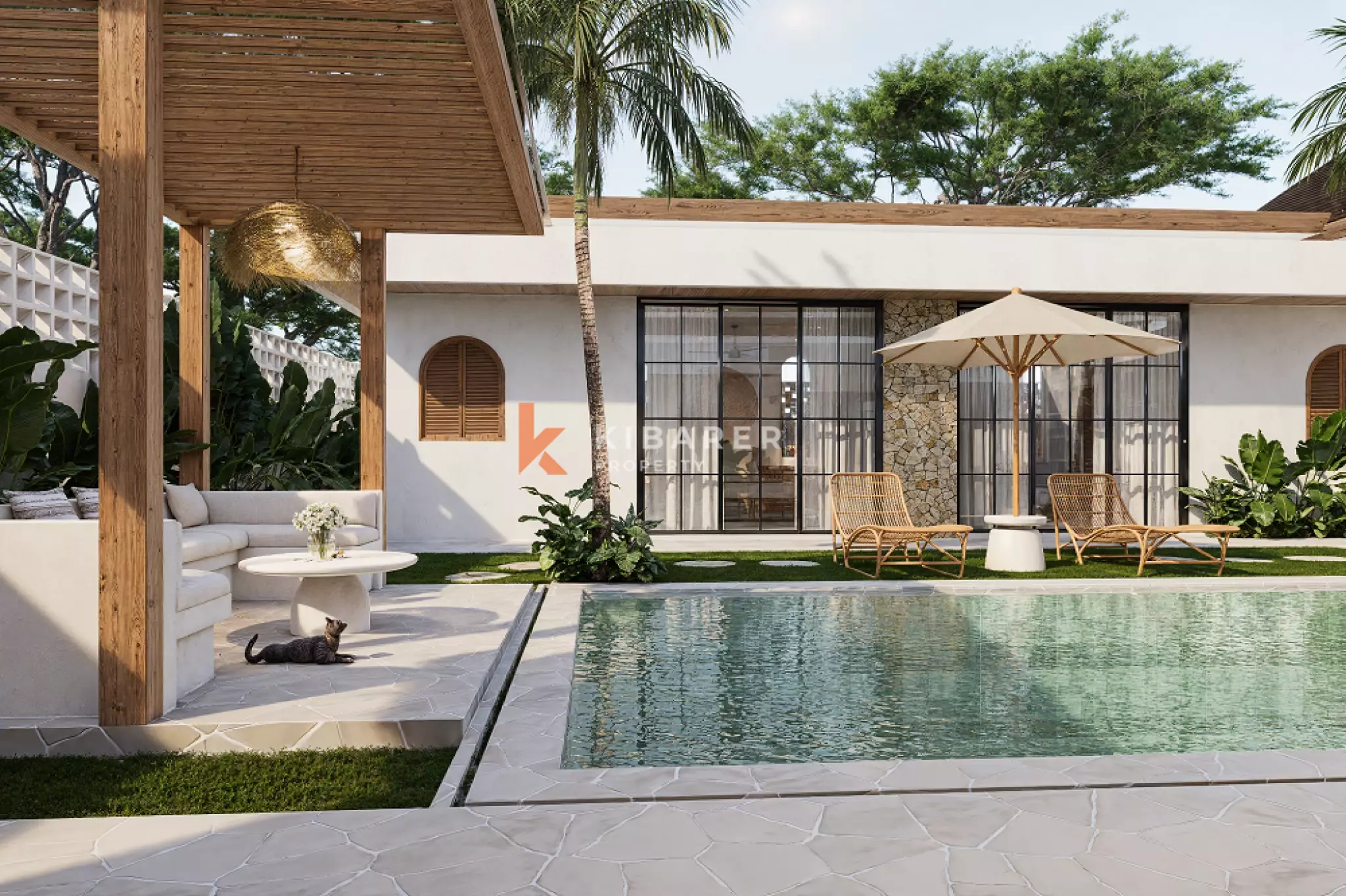 Grand Premium Four-Bedrooms Enclosed Villa in Canggu