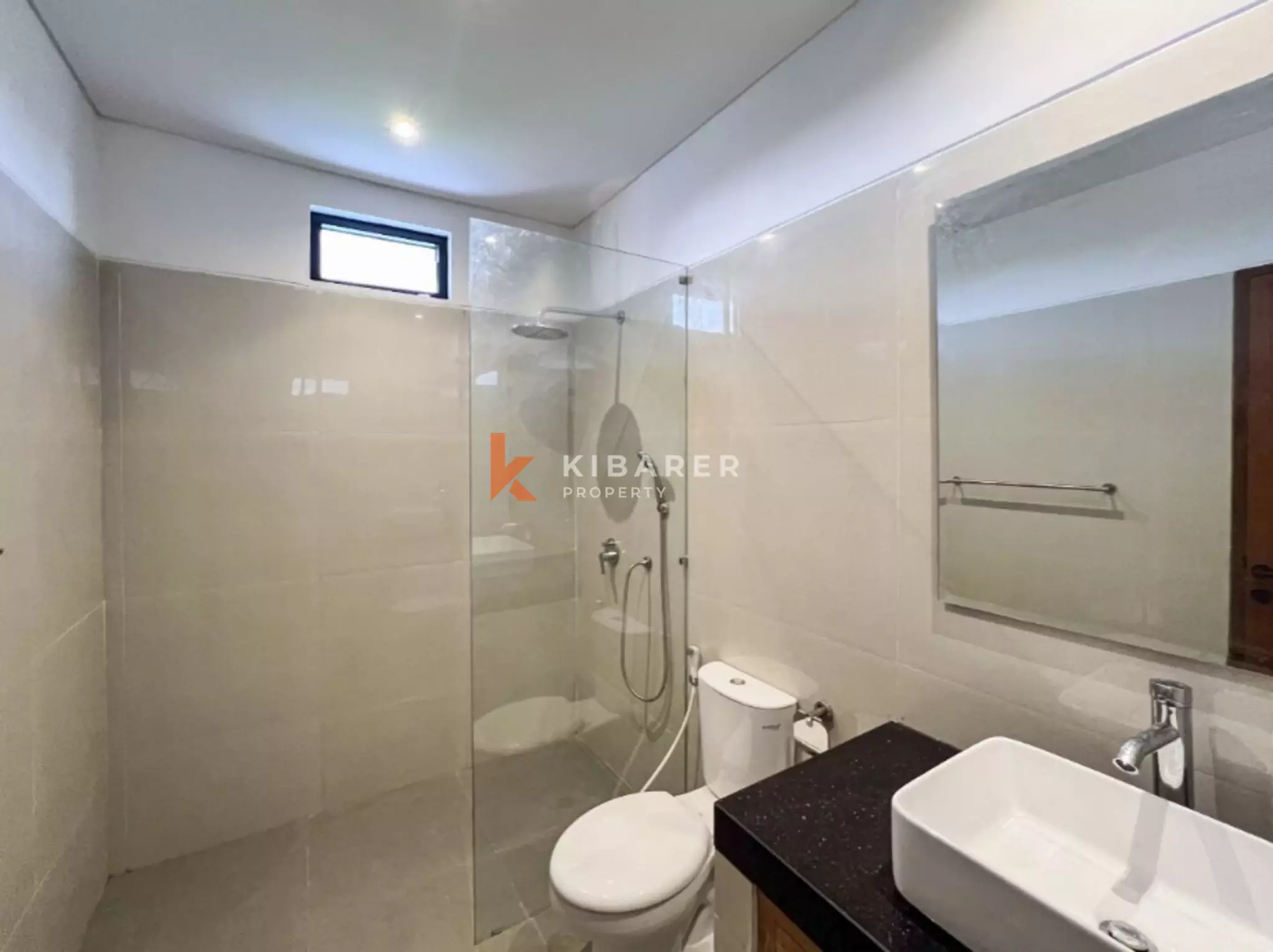 Sleek Two Bedroom Minimalist Villa Steps from Pererenan Beach