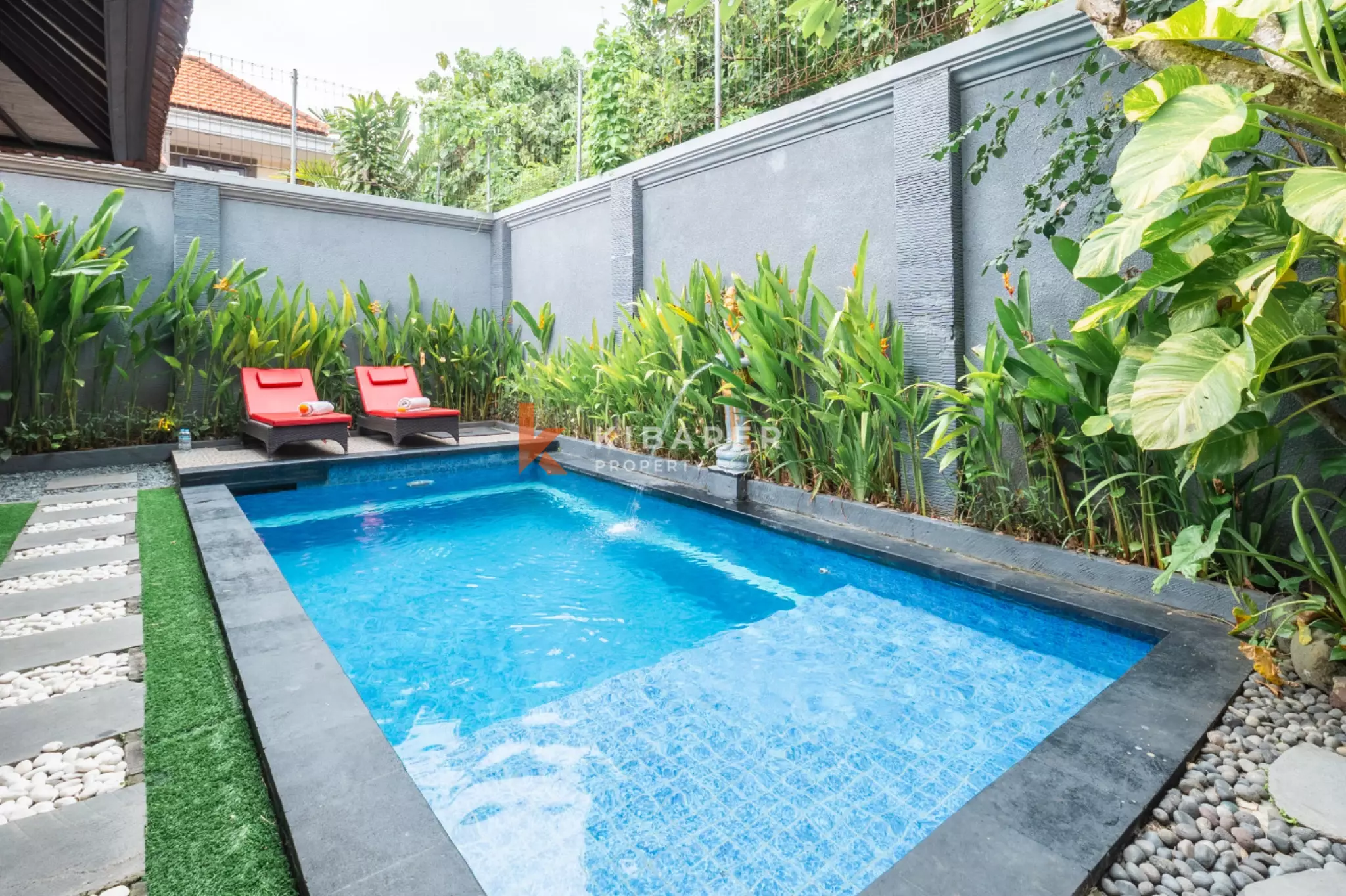 Intimate Two Bedroom Tropical Villa with Open Living & Pool in Seminyak