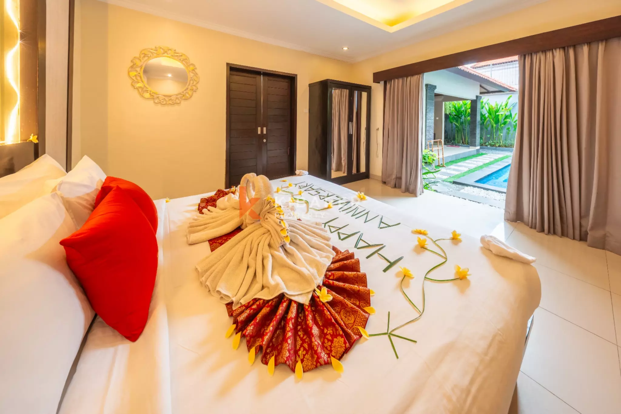 Intimate Two Bedroom Tropical Villa with Open Living & Pool in Seminyak