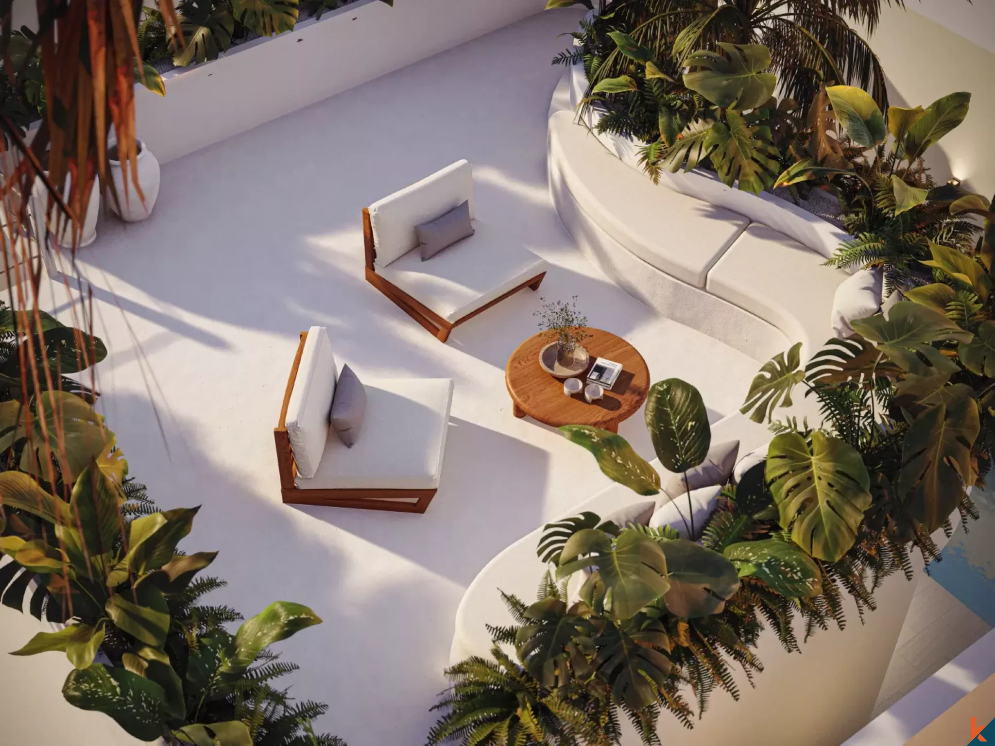 Villa Pribadi Baru dengan Satu Kamar Tidur untuk Disewakan di Balangan