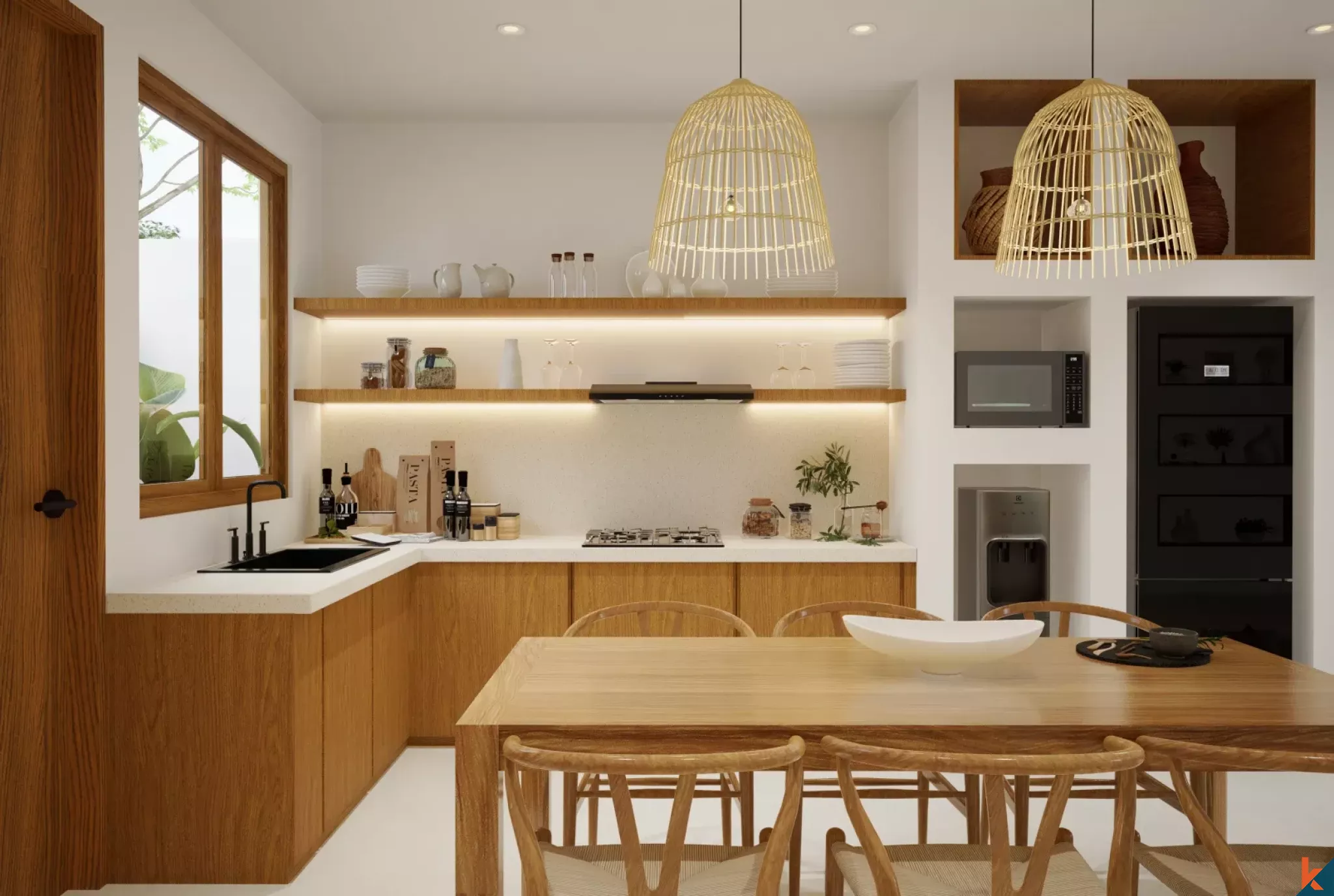 Properti Baru dan Modern dengan Dua Kamar Tidur untuk Disewakan di Balangan