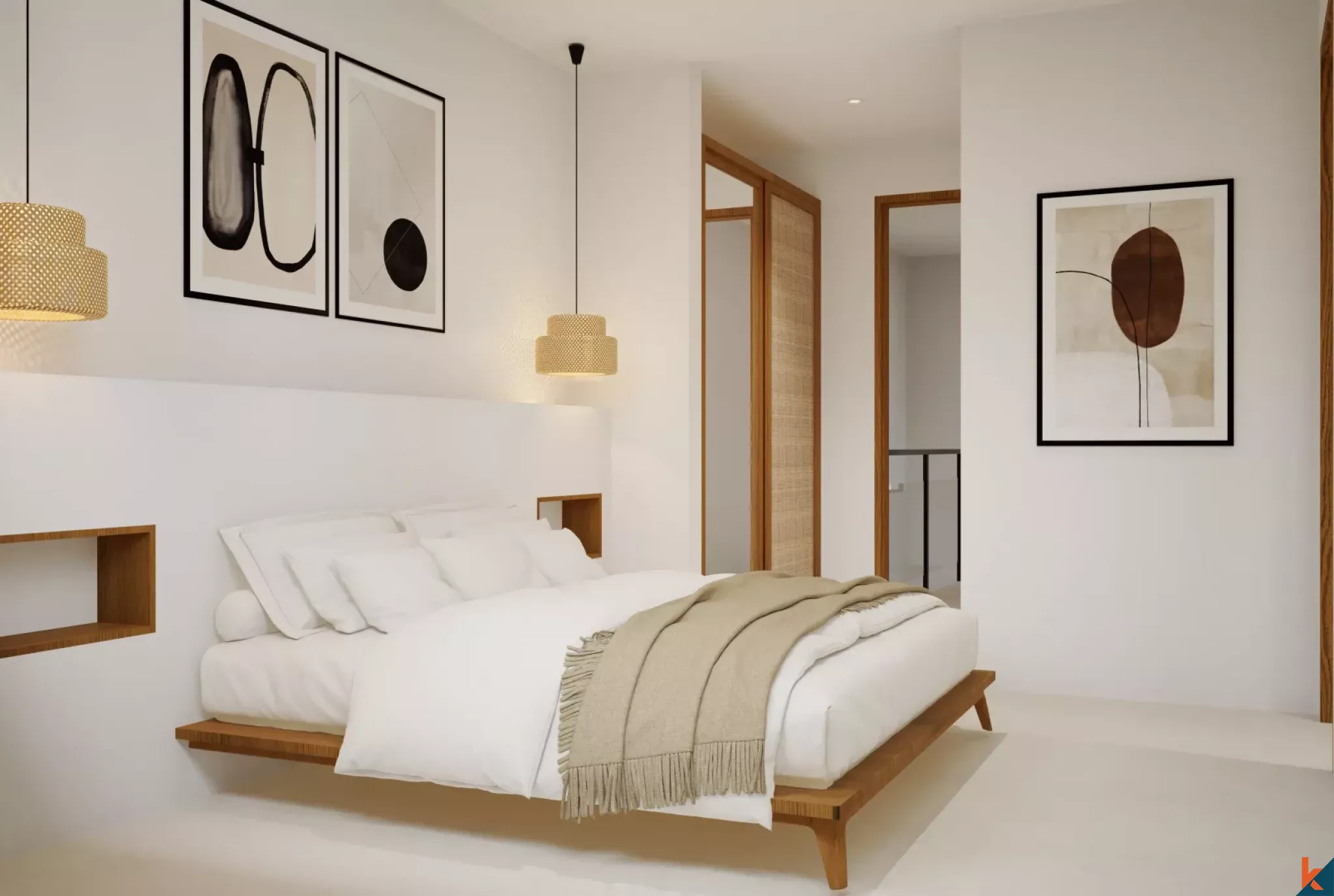 Properti Baru dan Modern dengan Dua Kamar Tidur untuk Disewakan di Balangan