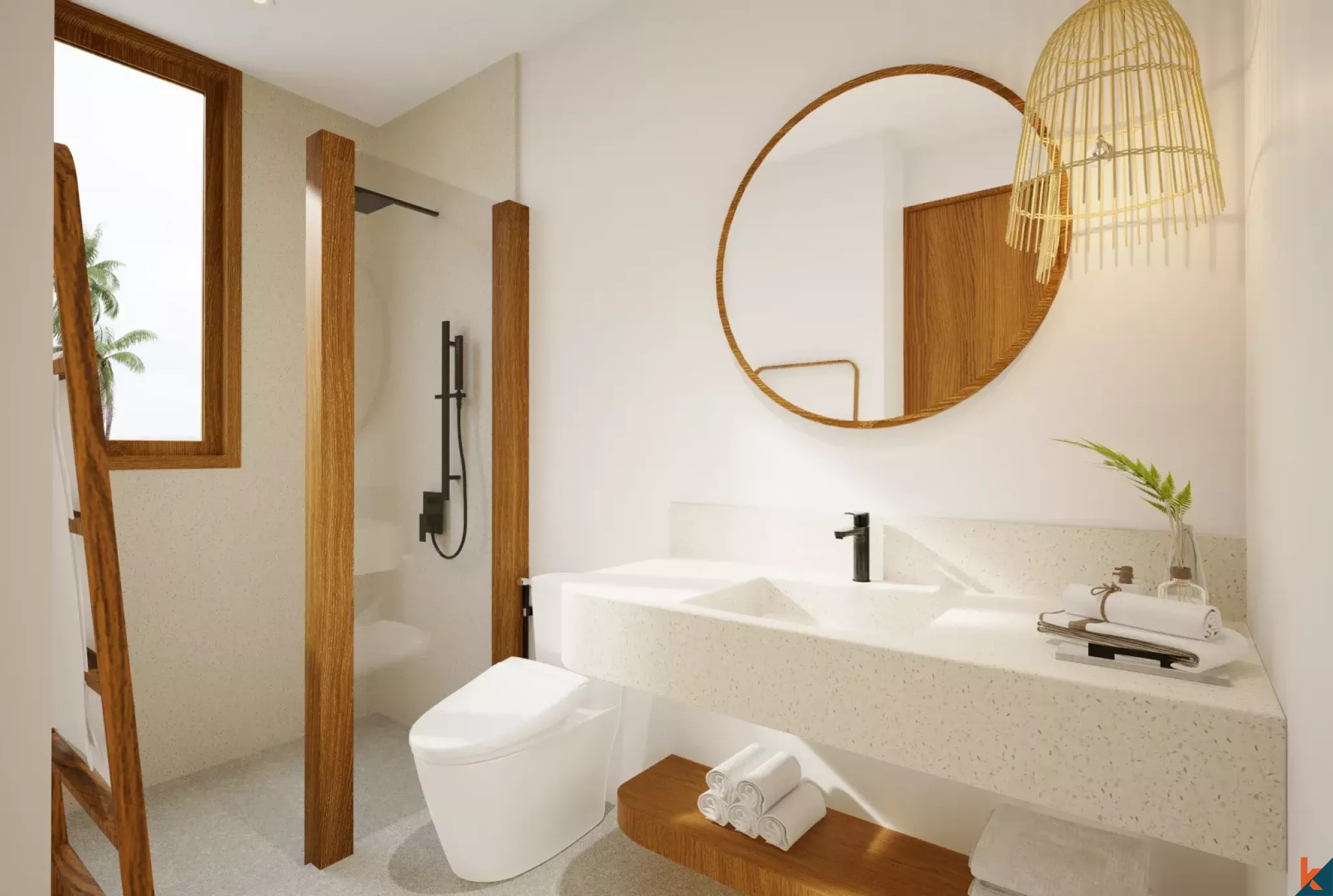 Properti Baru dan Modern dengan Dua Kamar Tidur untuk Disewakan di Balangan