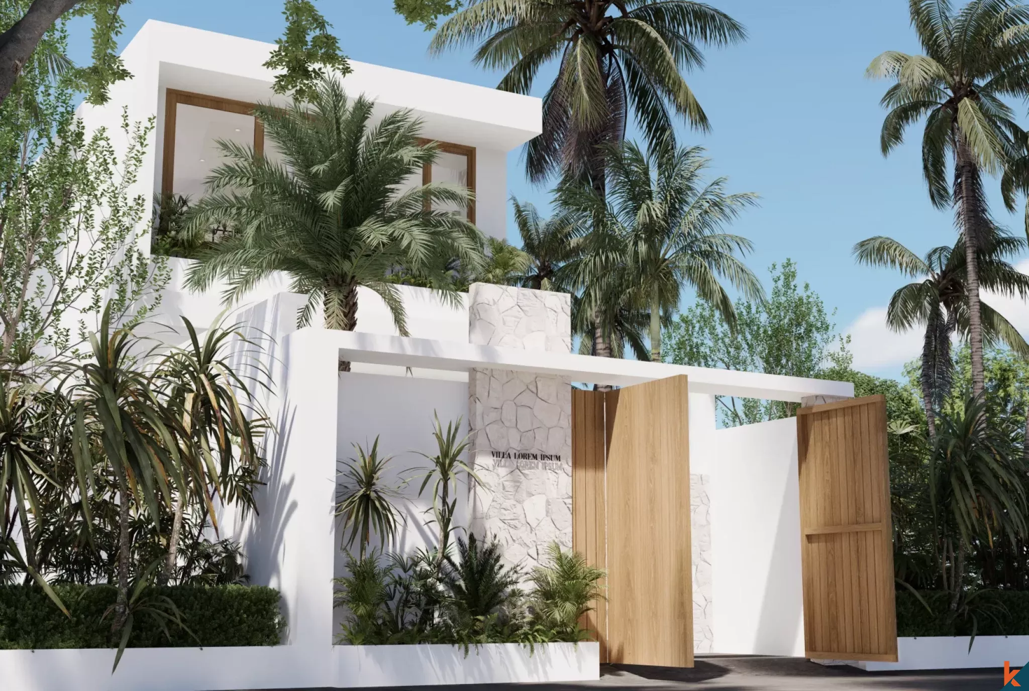 Properti Baru dan Modern dengan Dua Kamar Tidur untuk Disewakan di Balangan