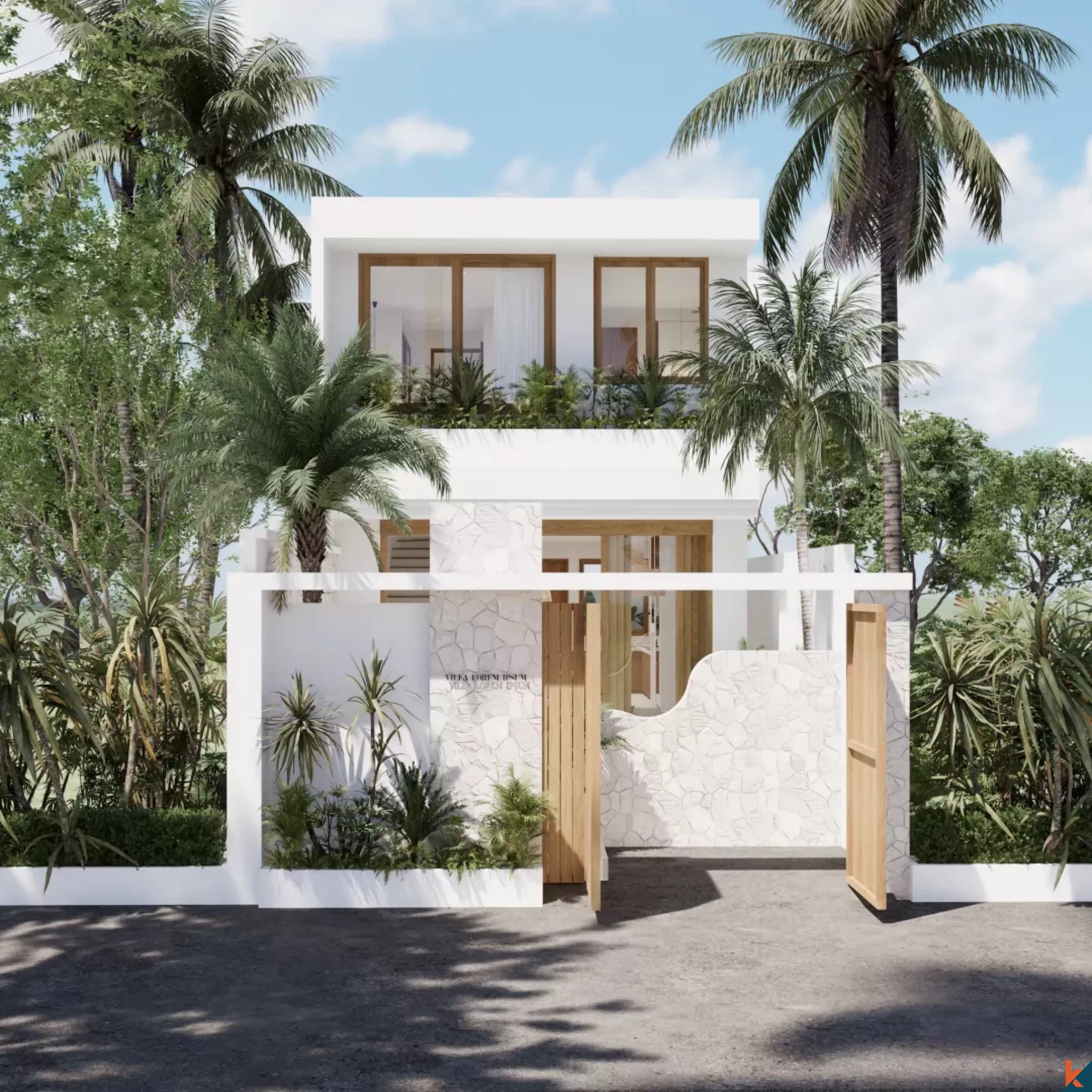 Properti Baru dan Modern dengan Dua Kamar Tidur untuk Disewakan di Balangan