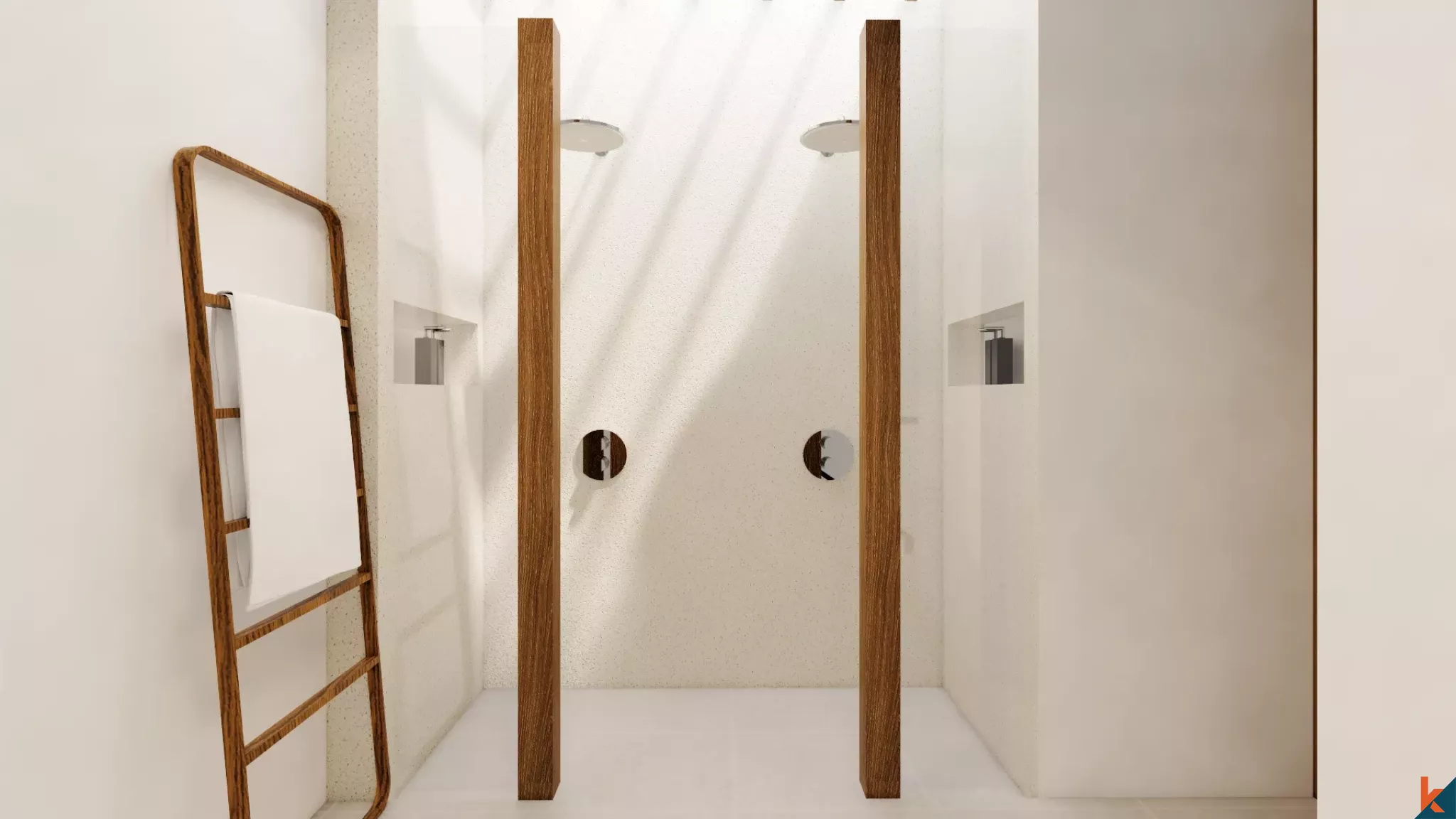 Rumah Liburan Bergaya Mediterania dengan Tiga Kamar Tidur untuk Disewa di Nyang Nyang