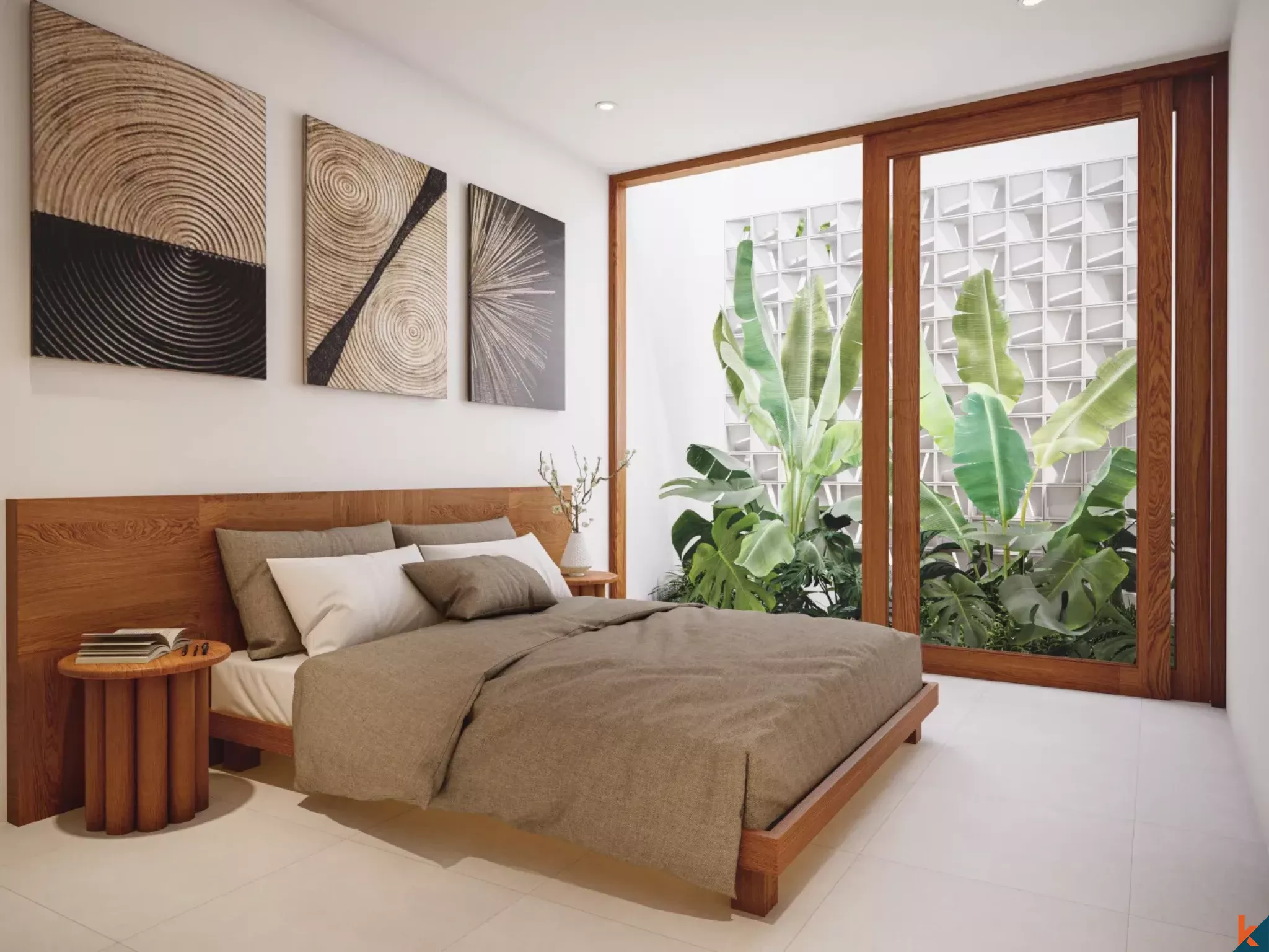 Vila Modern Satu Kamar Tidur yang Elegan di Ungasan yang Tenang