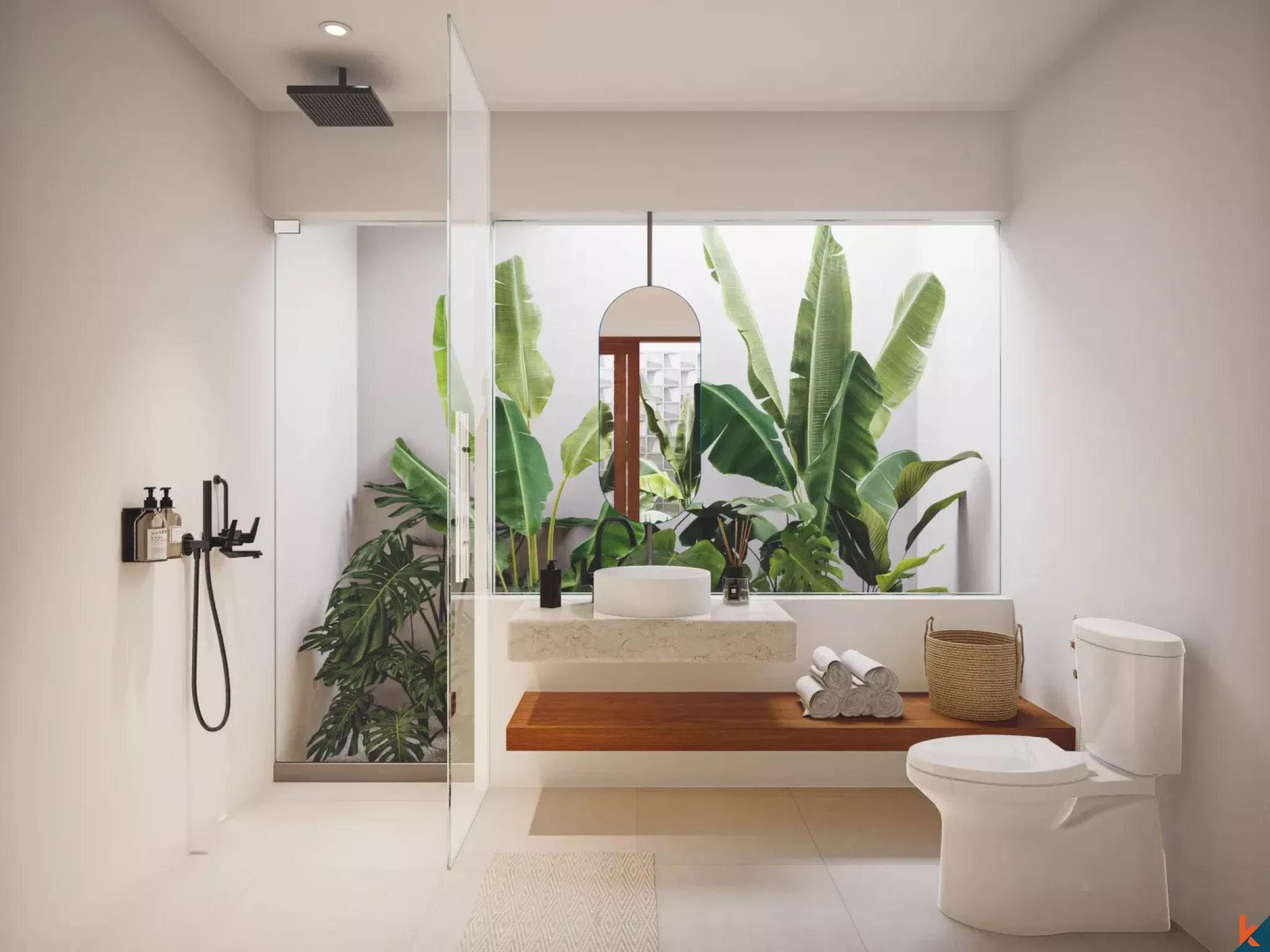 Vila Modern Satu Kamar Tidur yang Elegan di Ungasan yang Tenang