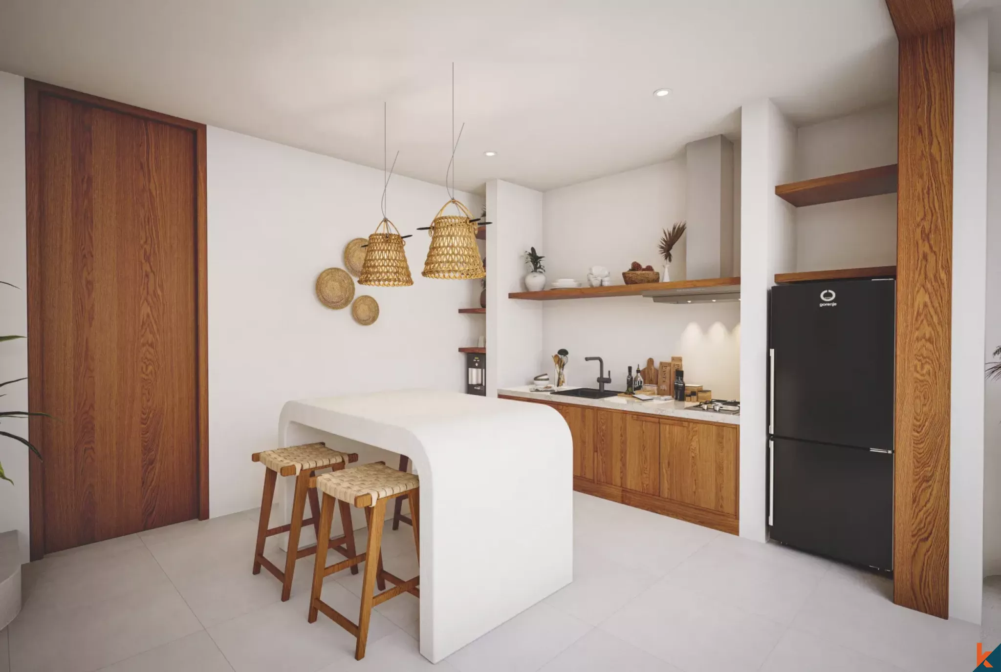 Vila Modern Satu Kamar Tidur yang Elegan di Ungasan yang Tenang