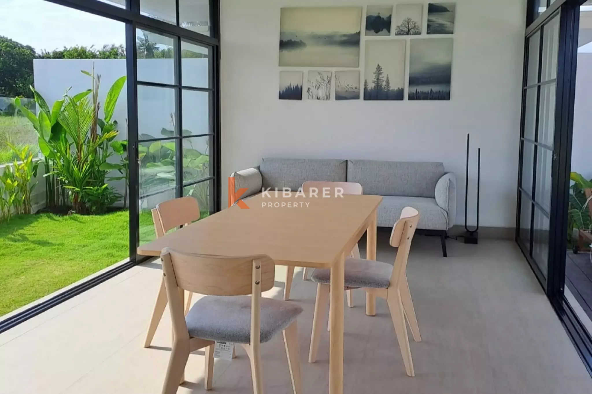 Fully Furnished Three-Bedrooms Enclosed Living Villa with Garden in Seseh