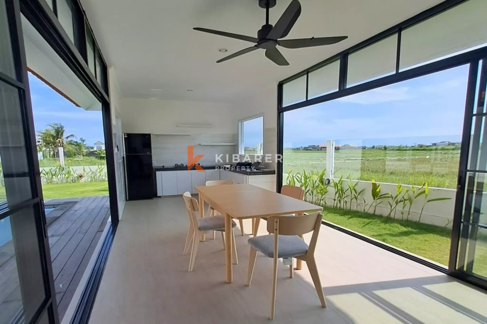 Fully Furnished Three-Bedrooms Enclosed Living Villa with Garden in Seseh