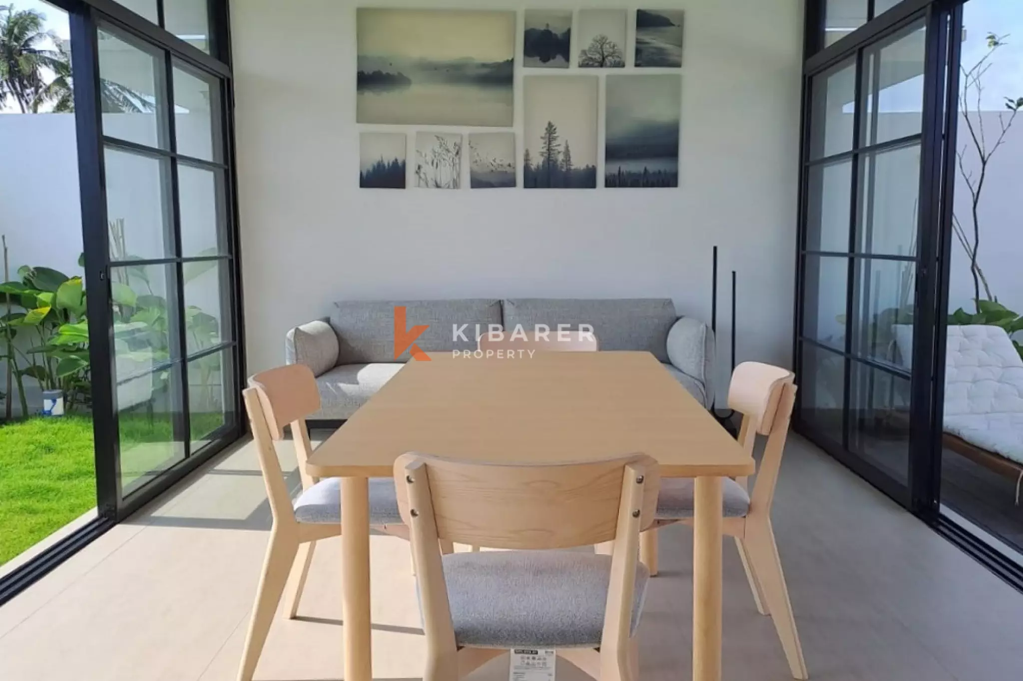 Fully Furnished Three-Bedrooms Enclosed Living Villa with Garden in Seseh