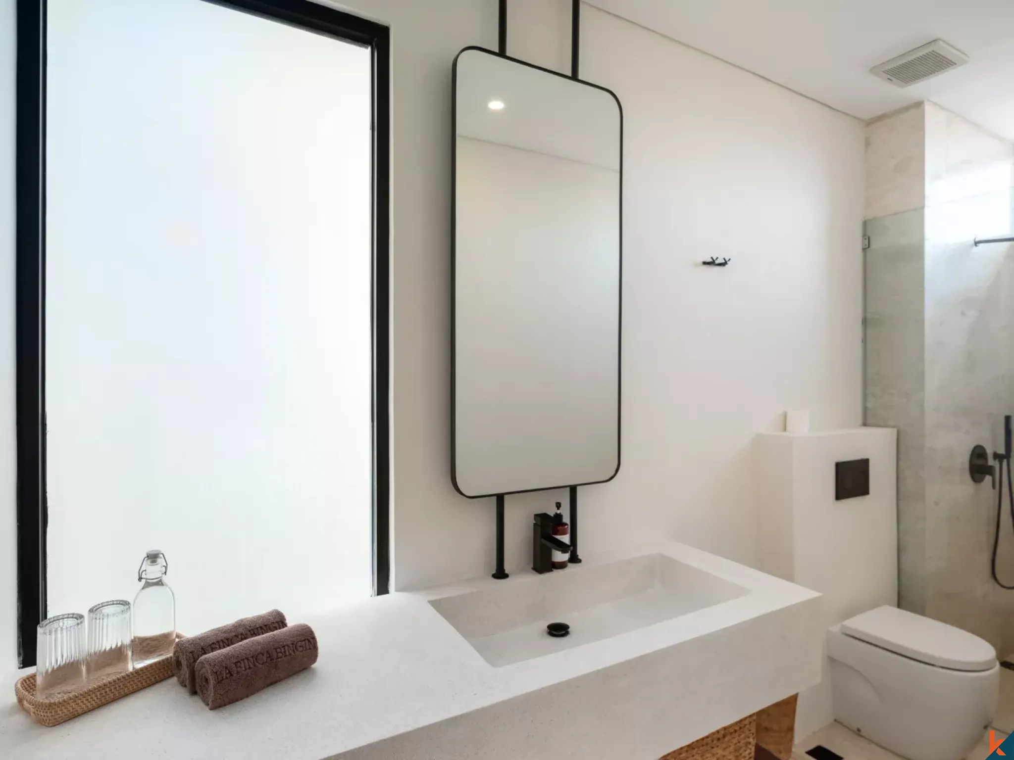 Vila Hak Sewa Satu Kamar Tidur Bergaya Dekat Pantai di Batu Bolong