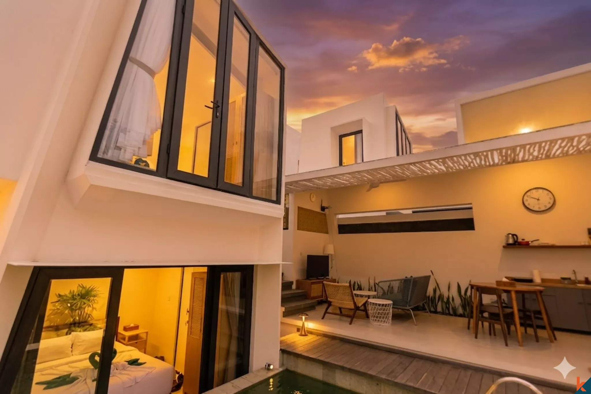 Villa Kolam Renang 2KT Minimalis di Berawa