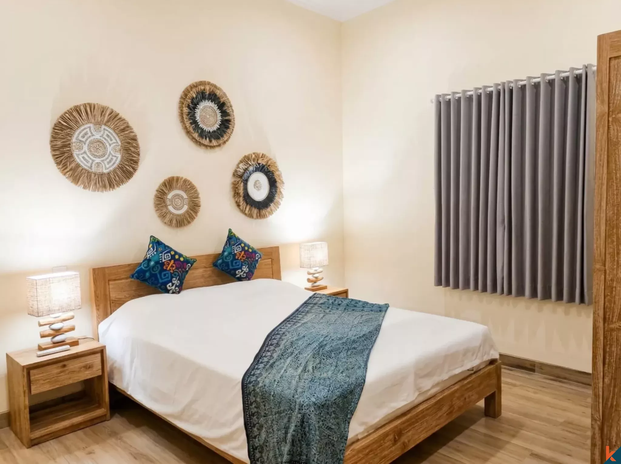 Rumah Tamu Bergaya yang Menawan dengan Pemandangan Sawah di Ubud yang Tenang