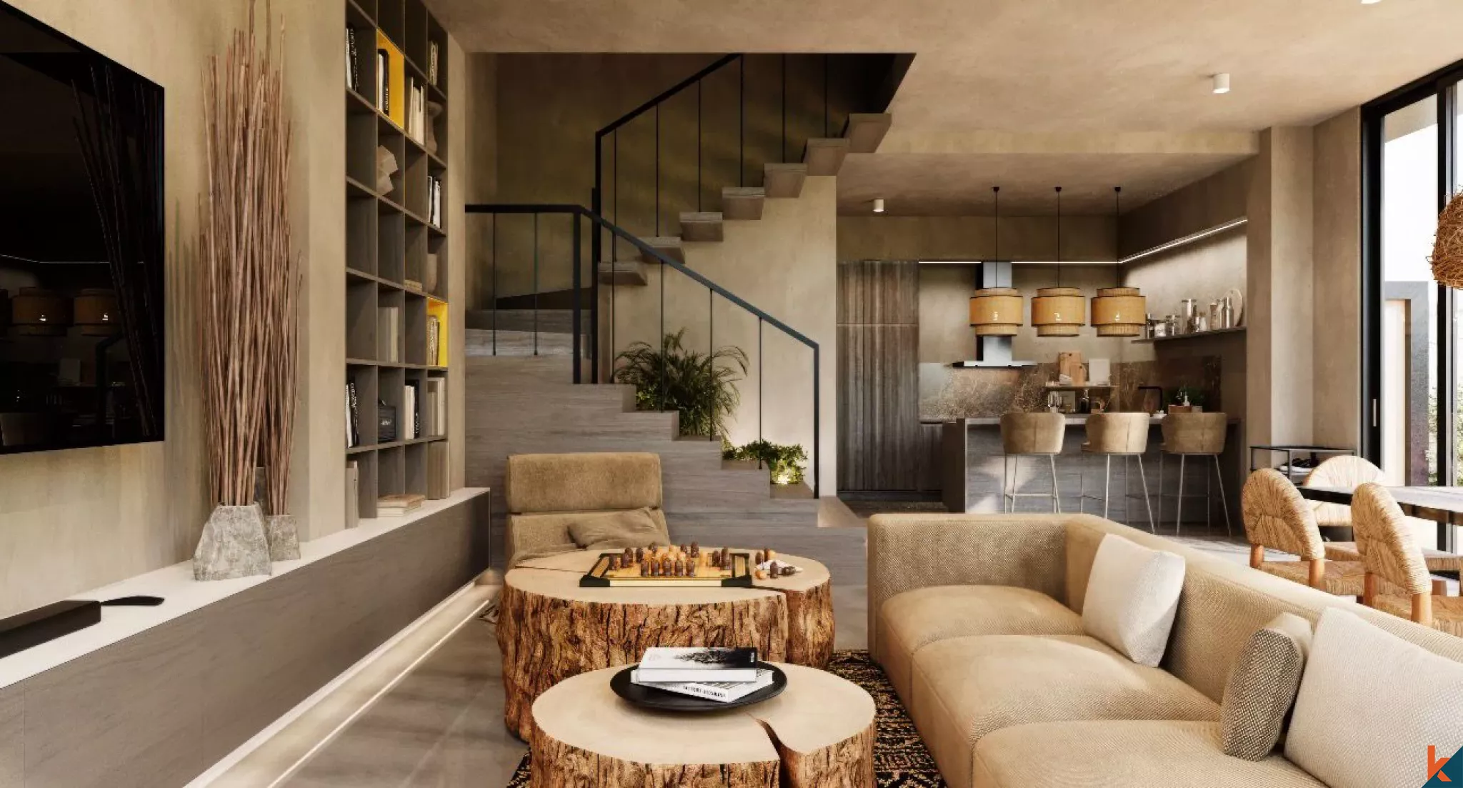 Villa Tropis Modern 3 Kamar Tidur yang Akan Segera Dibangun di Lokasi Strategis Berawa dengan Kolam Renang Pribadi