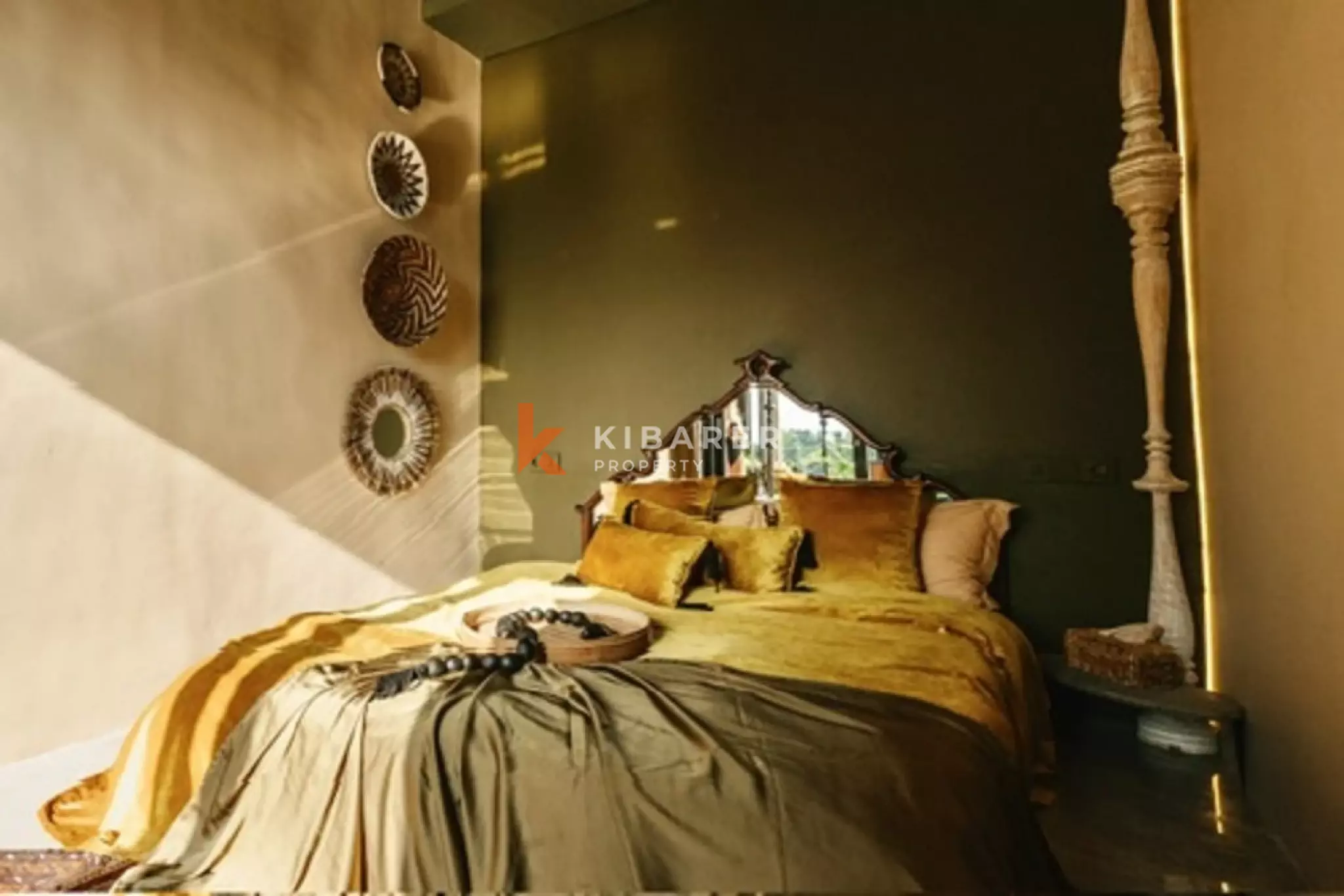 Vila Butik Bergaya Seni dengan Empat Kamar Tidur dan Pemandangan Sawah 180° di Cemagi