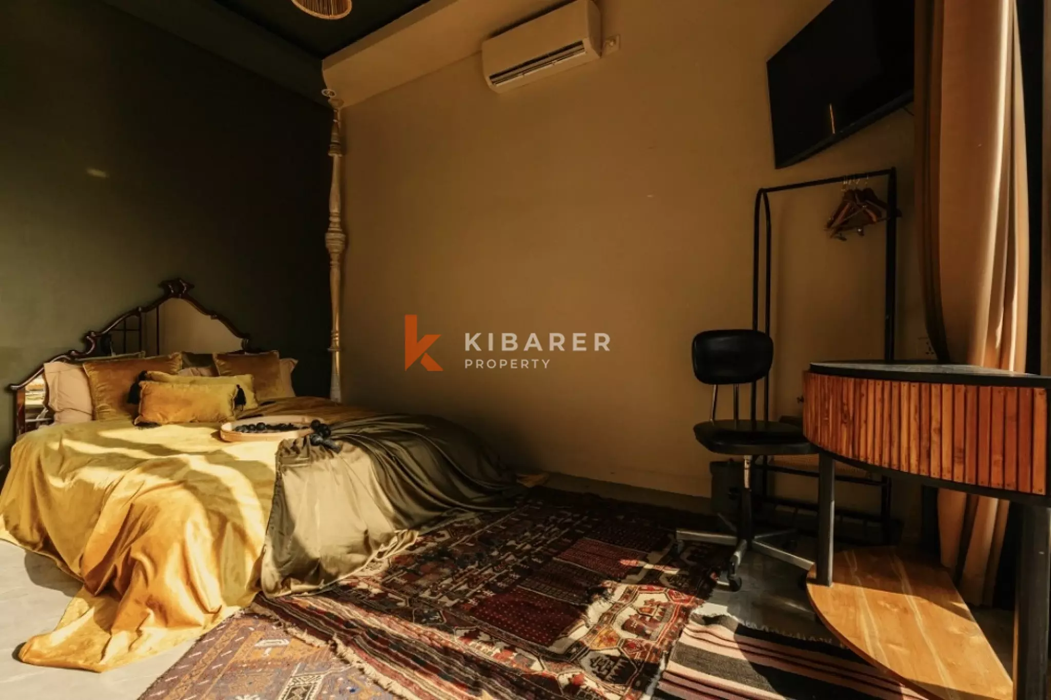 Vila Butik Bergaya Seni dengan Empat Kamar Tidur dan Pemandangan Sawah 180° di Cemagi