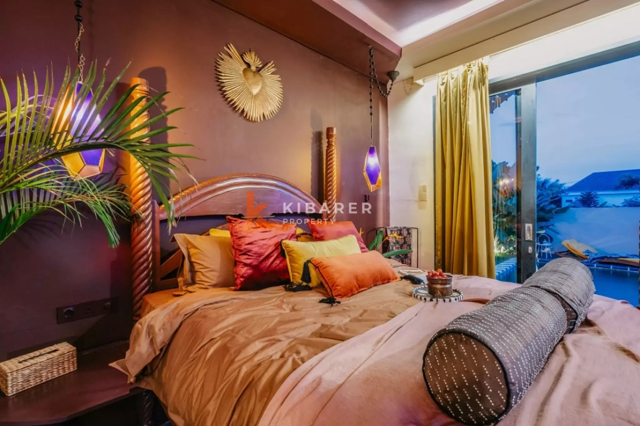 Vila Butik Bergaya Seni dengan Empat Kamar Tidur dan Pemandangan Sawah 180° di Cemagi