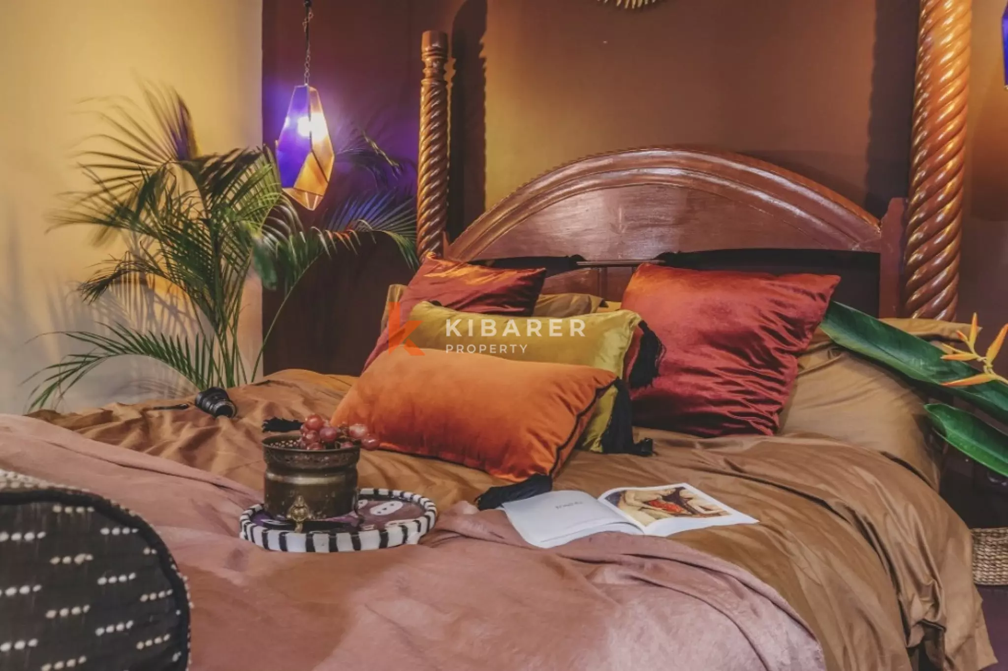 Vila Butik Bergaya Seni dengan Empat Kamar Tidur dan Pemandangan Sawah 180° di Cemagi