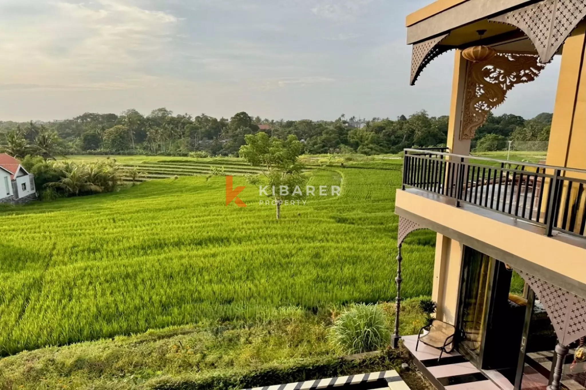 Vila Butik Bergaya Seni dengan Empat Kamar Tidur dan Pemandangan Sawah 180° di Cemagi