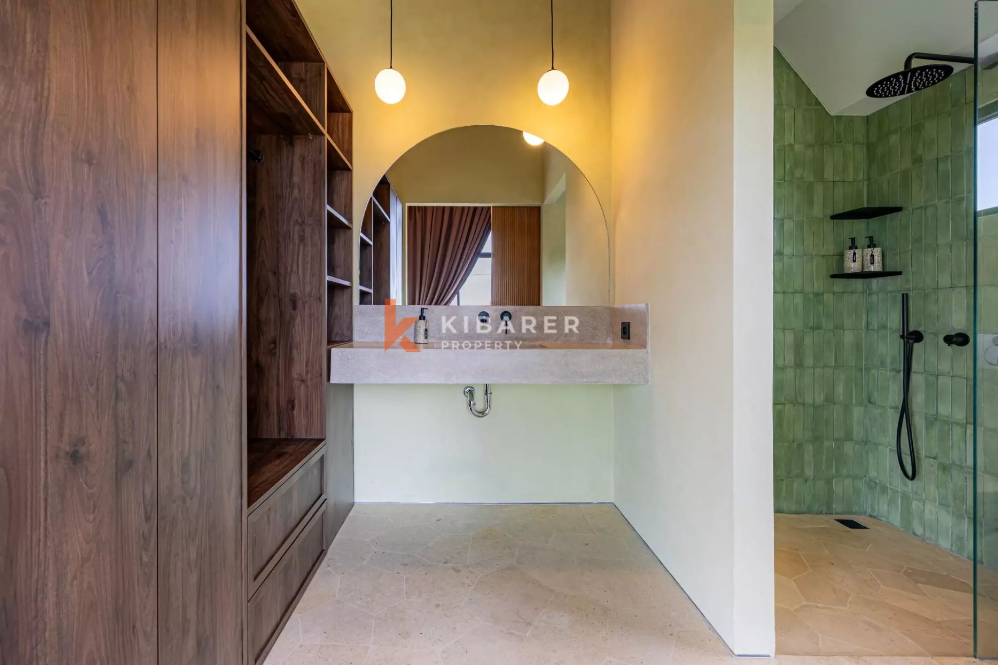 Vila Dua Kamar Tidur Bergaya di Umalas