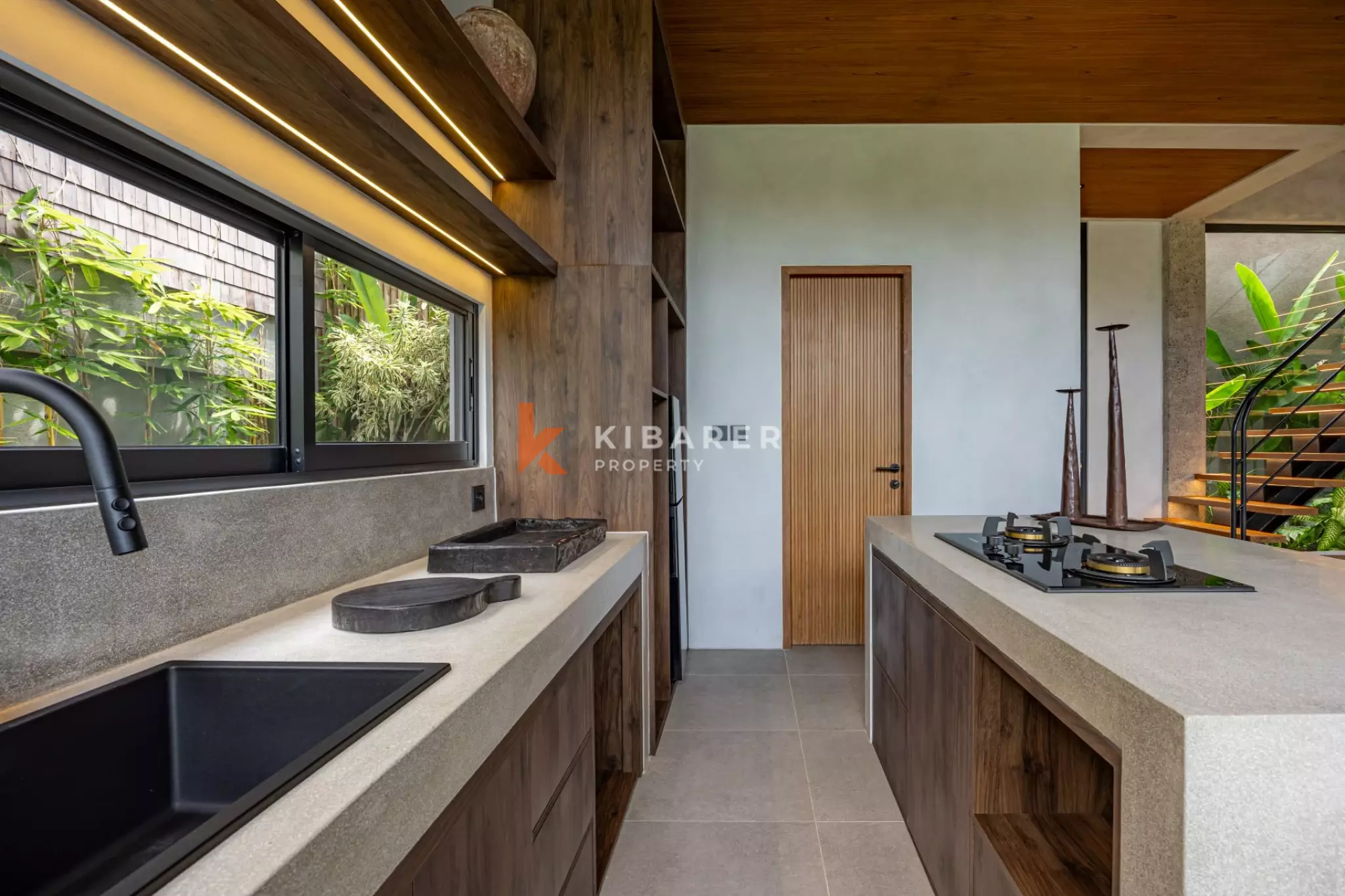 Vila Dua Kamar Tidur Bergaya di Umalas