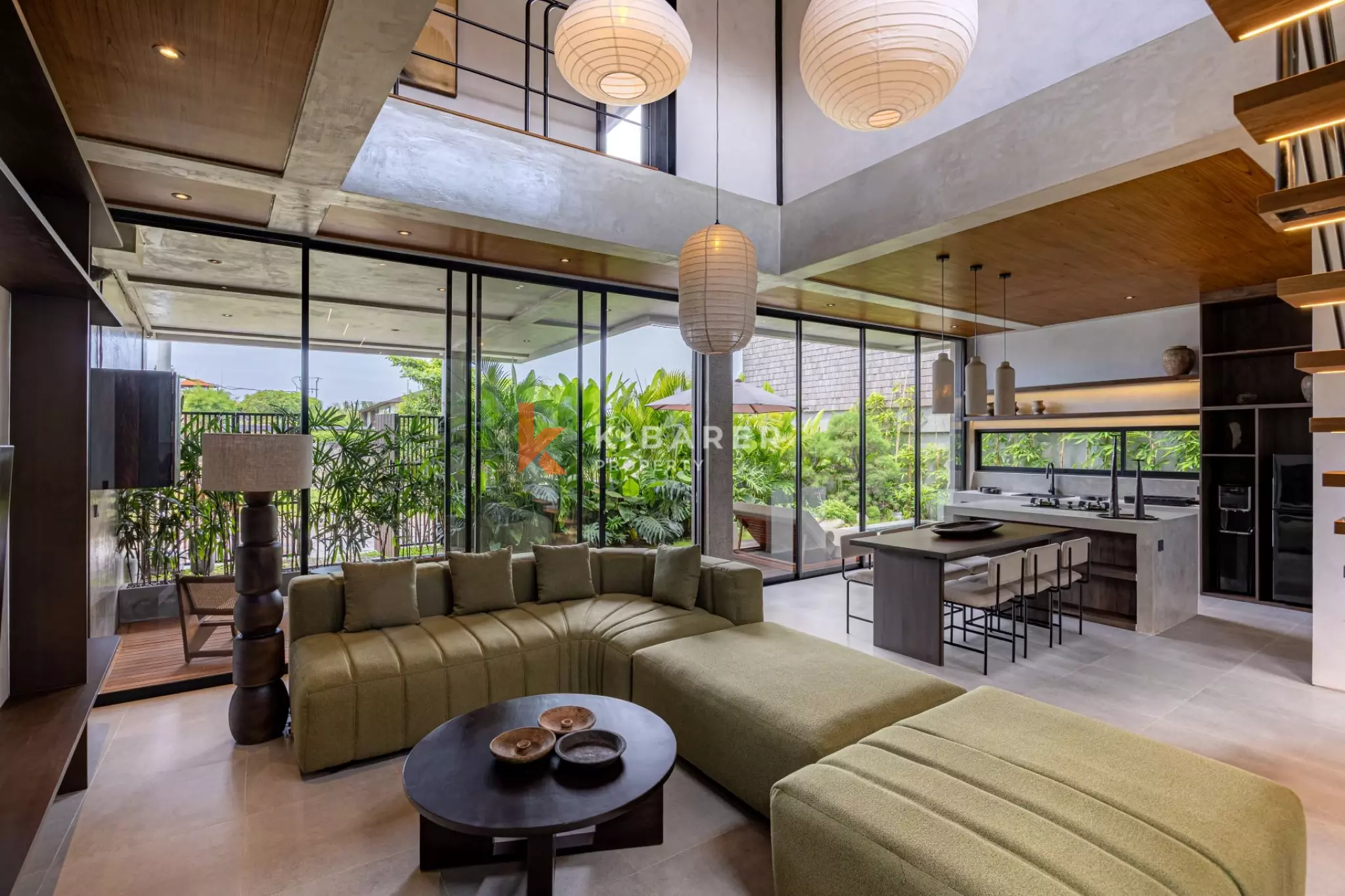 Vila Dua Kamar Tidur Bergaya di Umalas